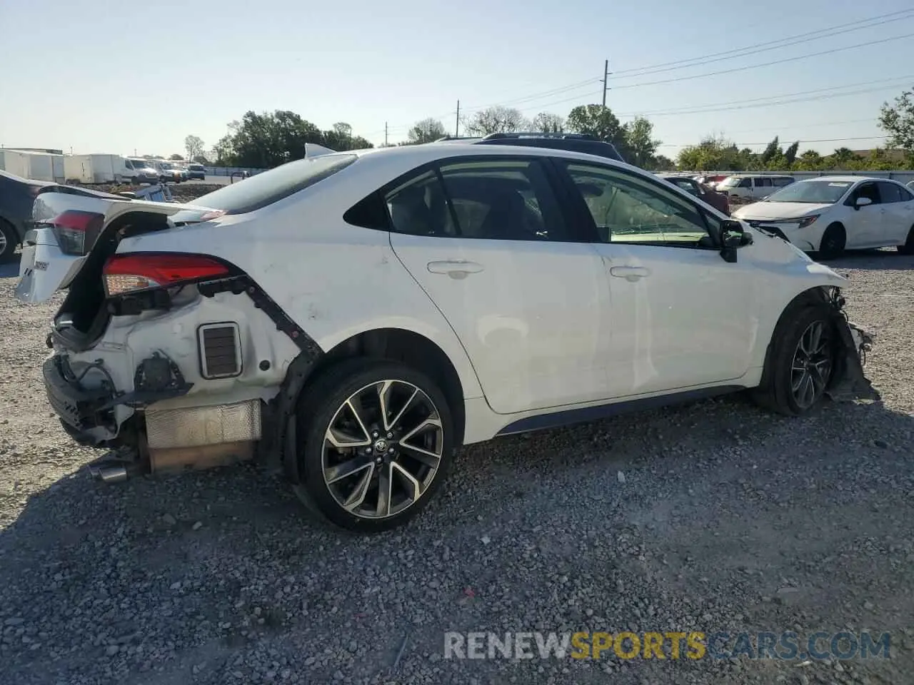 3 Photograph of a damaged car JTDT4MCEXMJ058617 TOYOTA COROLLA 2021