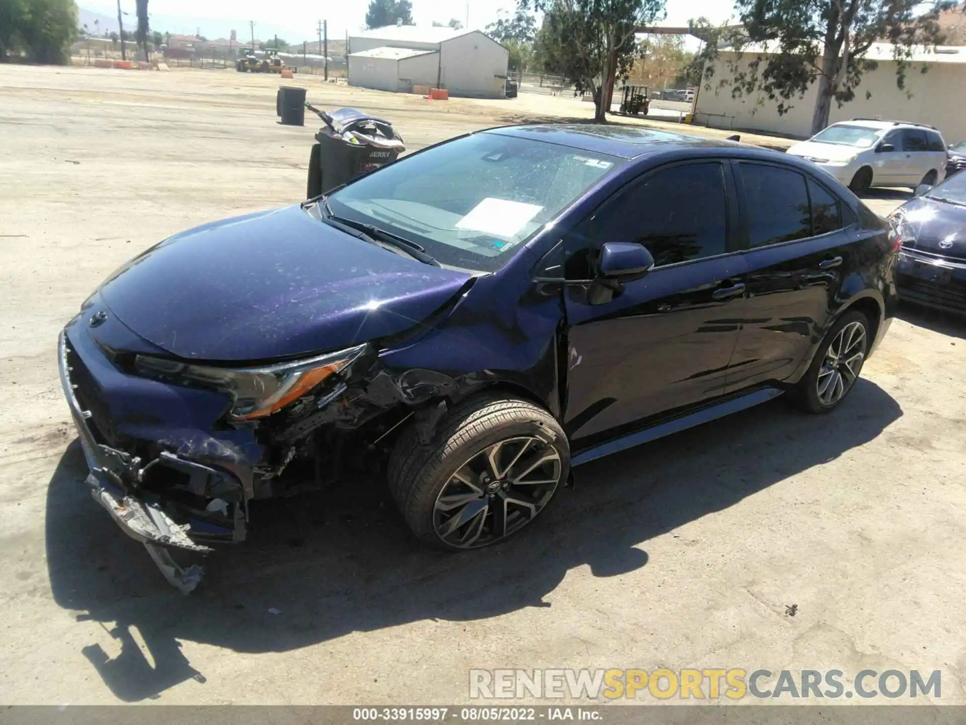 2 Photograph of a damaged car JTDT4MCEXMJ060464 TOYOTA COROLLA 2021