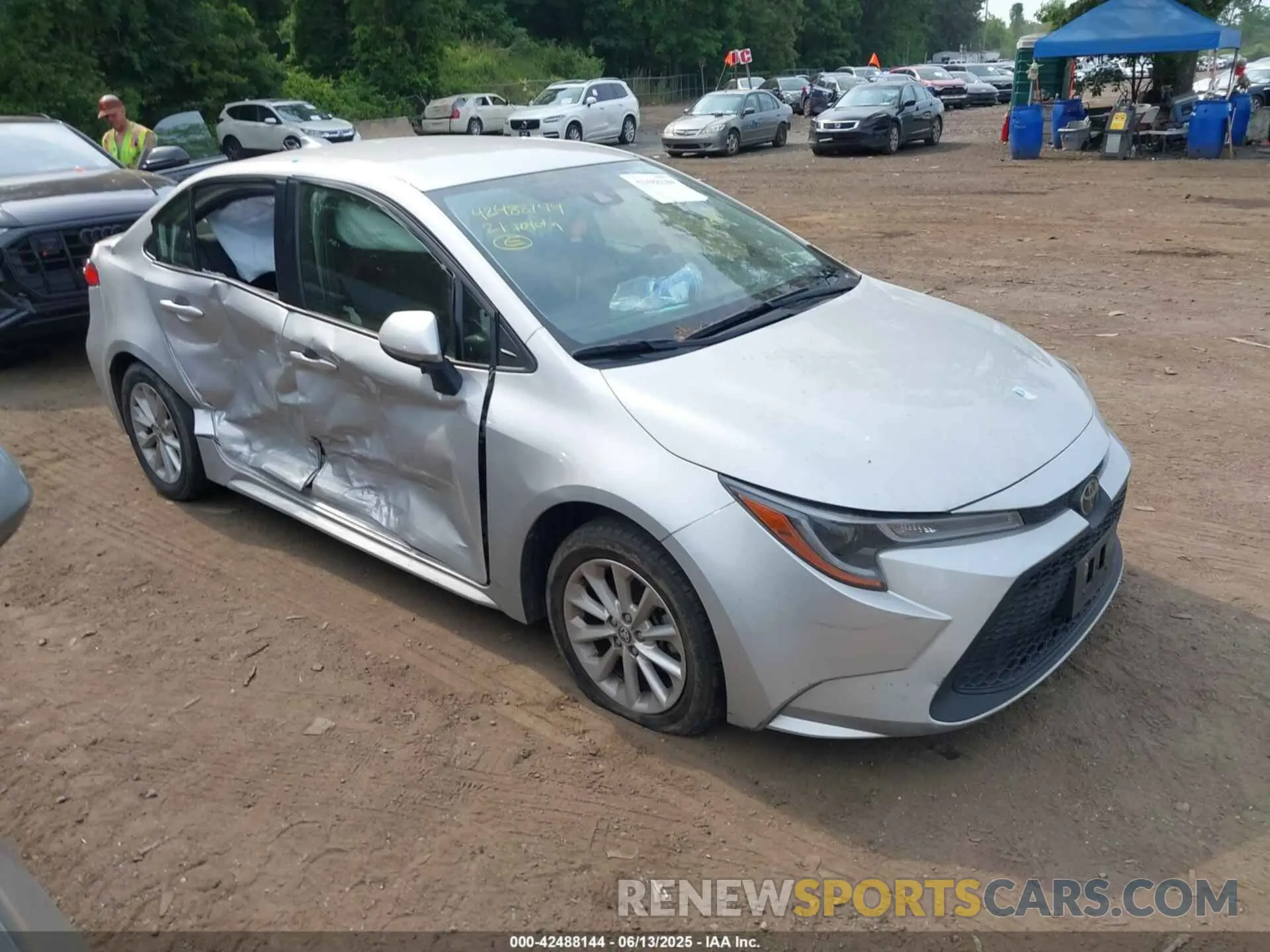 13 Photograph of a damaged car JTDVPMAE0MJ120013 TOYOTA COROLLA 2021