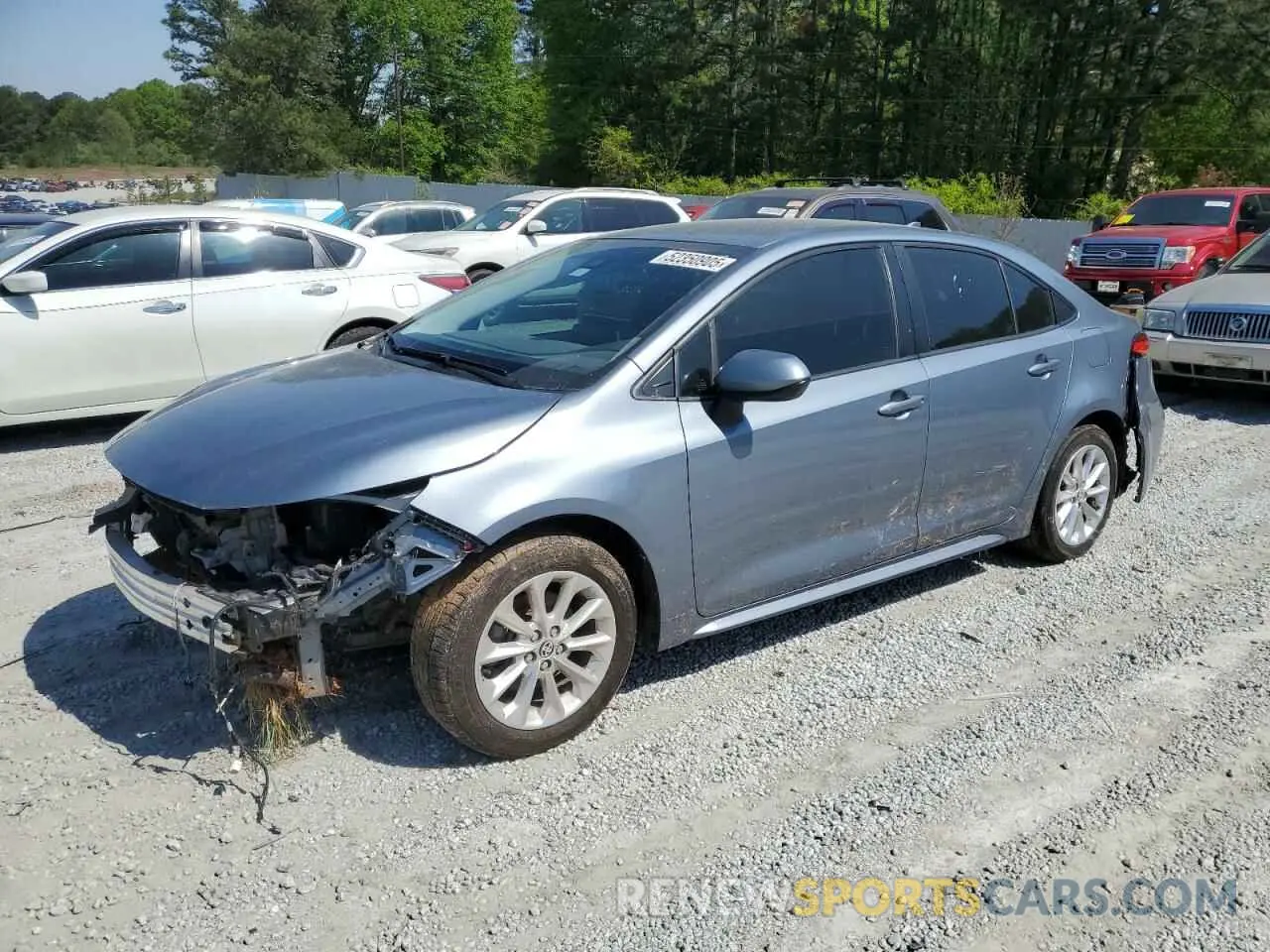 1 Photograph of a damaged car JTDVPMAE0MJ121985 TOYOTA COROLLA 2021