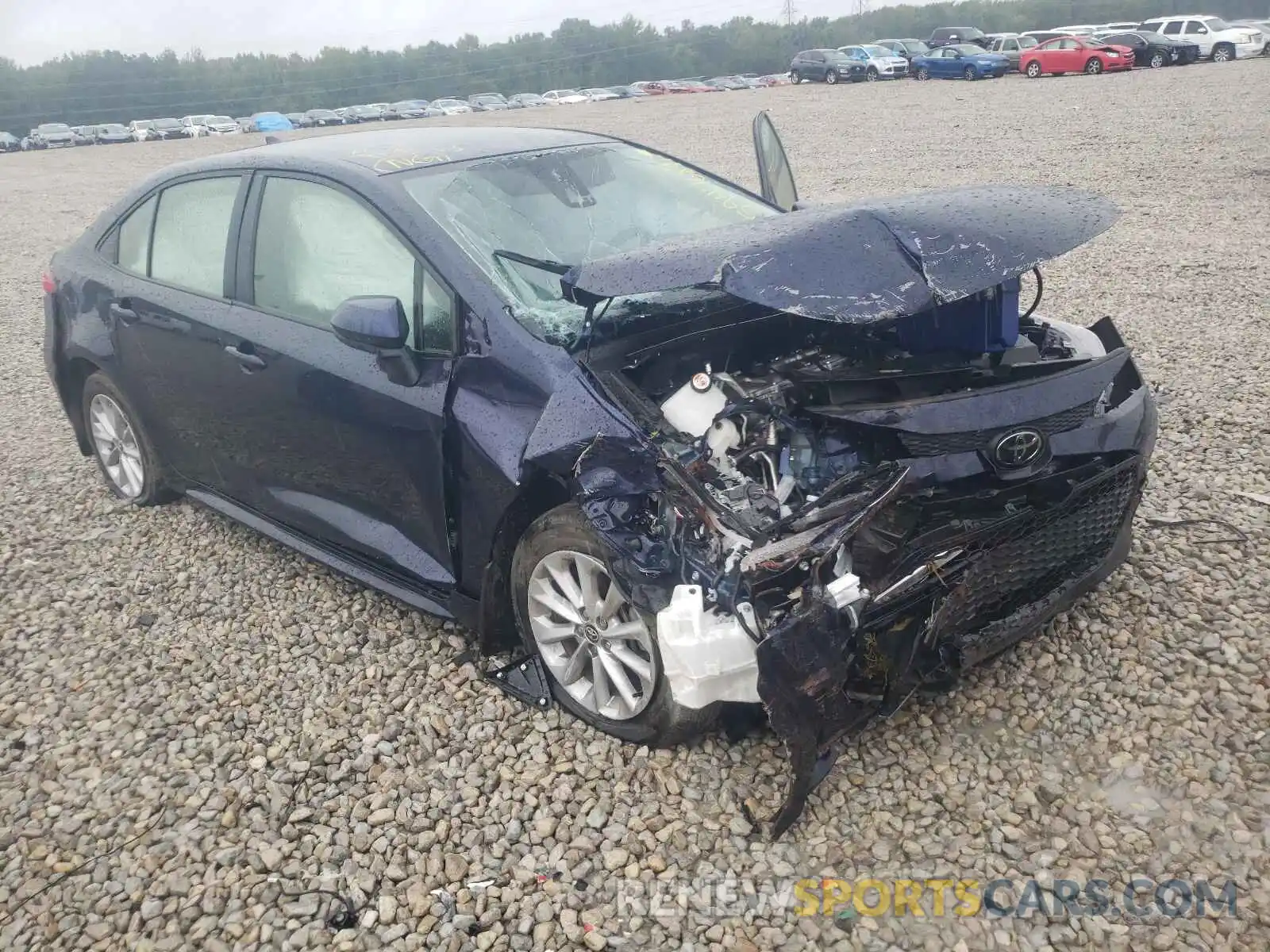 1 Photograph of a damaged car JTDVPMAE0MJ123168 TOYOTA COROLLA 2021