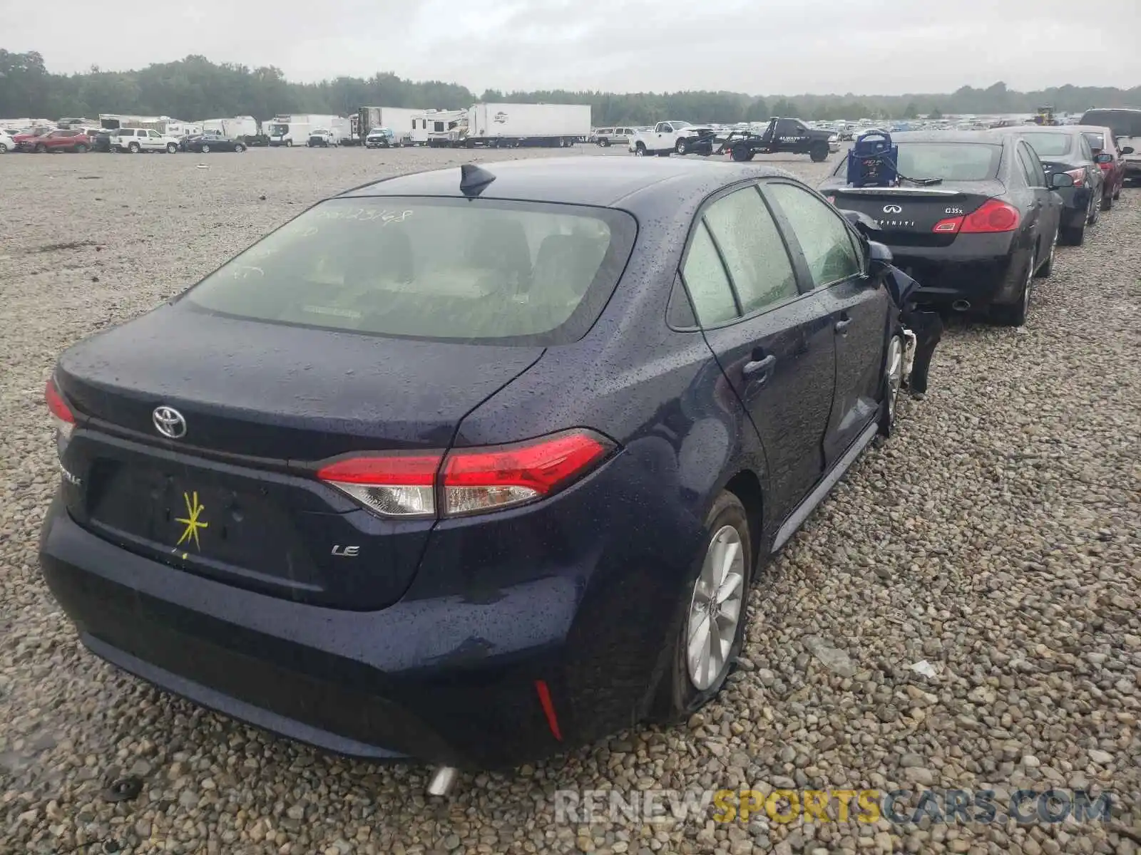 4 Photograph of a damaged car JTDVPMAE0MJ123168 TOYOTA COROLLA 2021