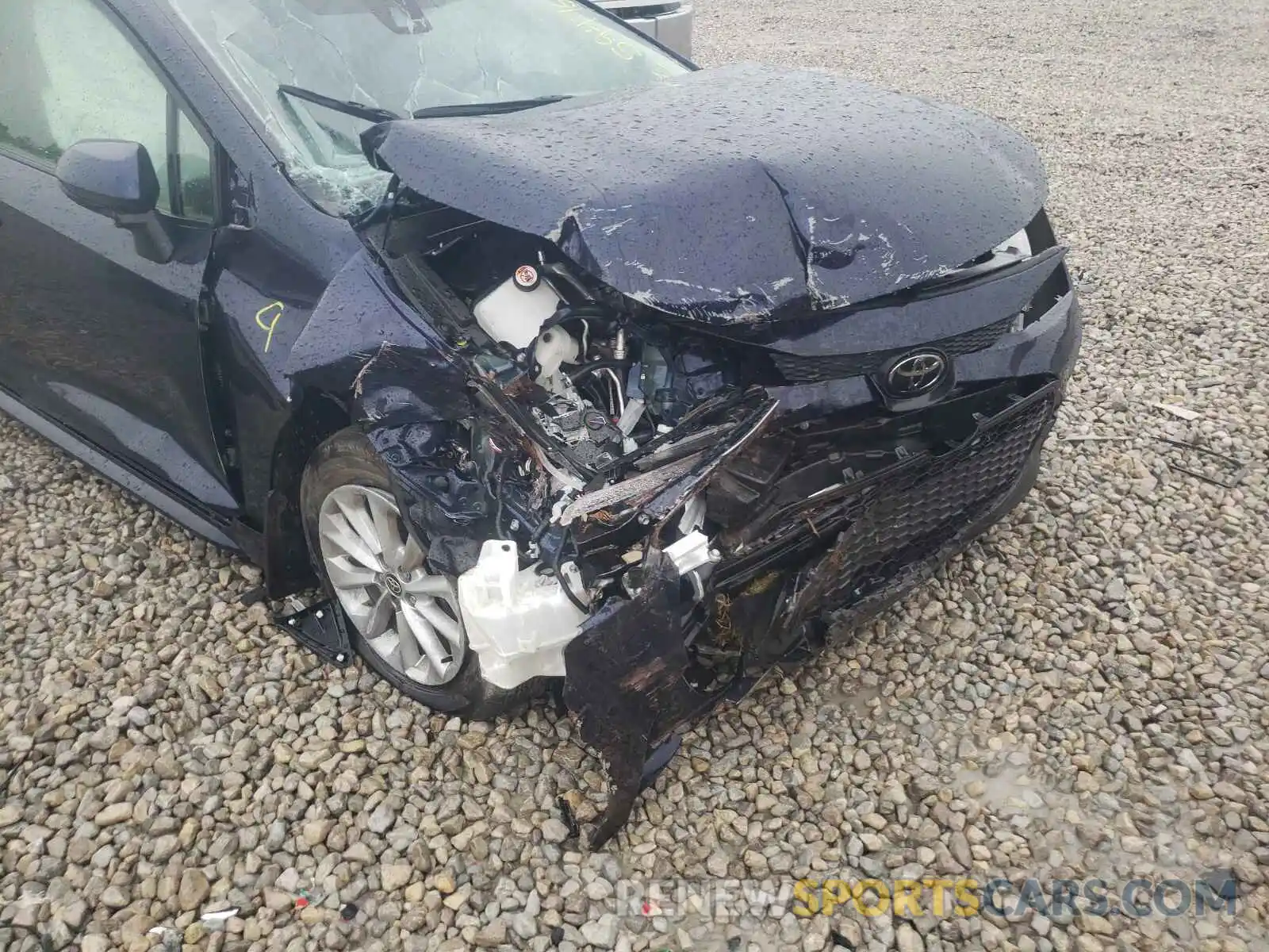 9 Photograph of a damaged car JTDVPMAE0MJ123168 TOYOTA COROLLA 2021