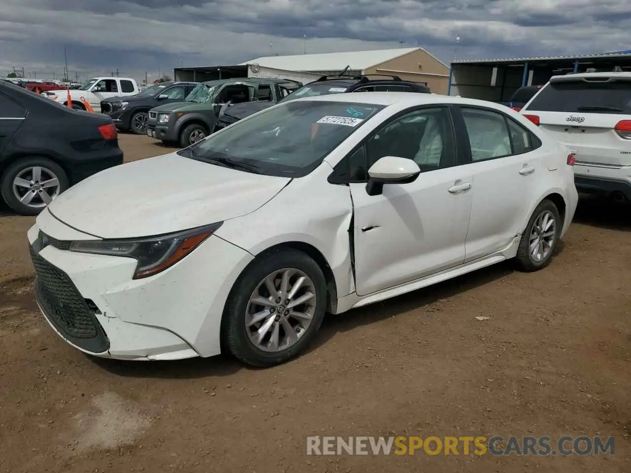 1 Photograph of a damaged car JTDVPMAE0MJ123400 TOYOTA COROLLA 2021