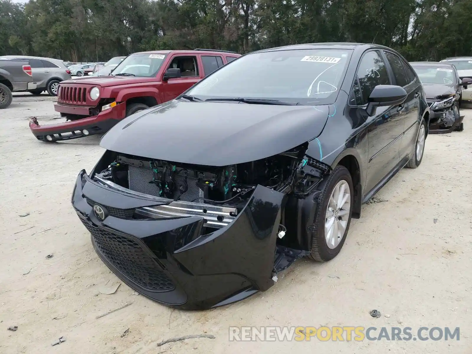 2 Photograph of a damaged car JTDVPMAE0MJ123476 TOYOTA COROLLA 2021