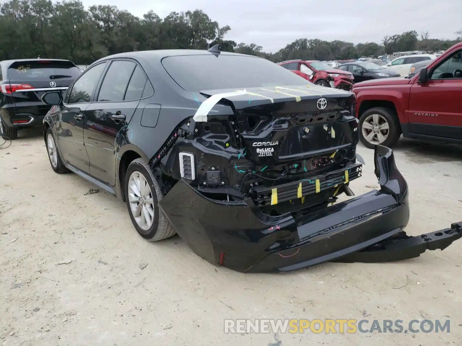 3 Photograph of a damaged car JTDVPMAE0MJ123476 TOYOTA COROLLA 2021