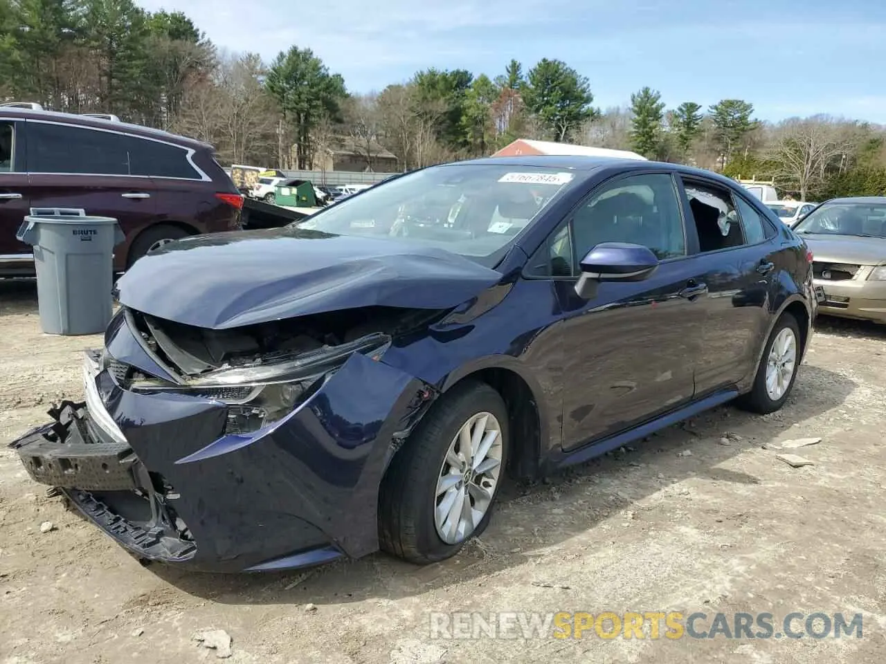 1 Photograph of a damaged car JTDVPMAE0MJ132470 TOYOTA COROLLA 2021