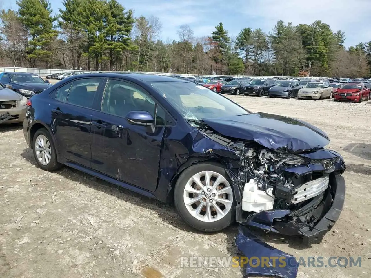 4 Photograph of a damaged car JTDVPMAE0MJ132470 TOYOTA COROLLA 2021