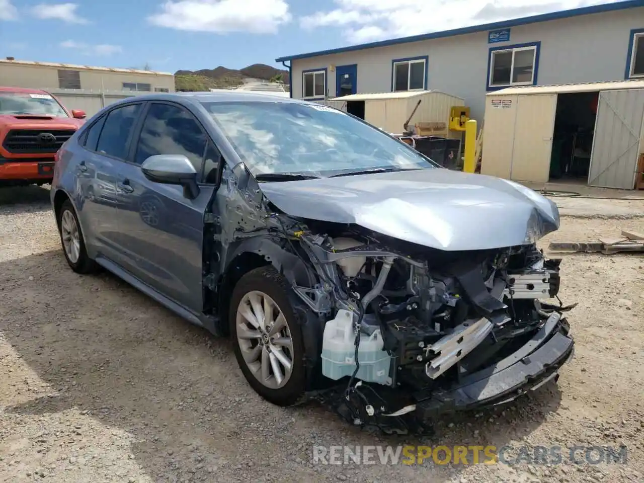 1 Photograph of a damaged car JTDVPMAE0MJ137880 TOYOTA COROLLA 2021