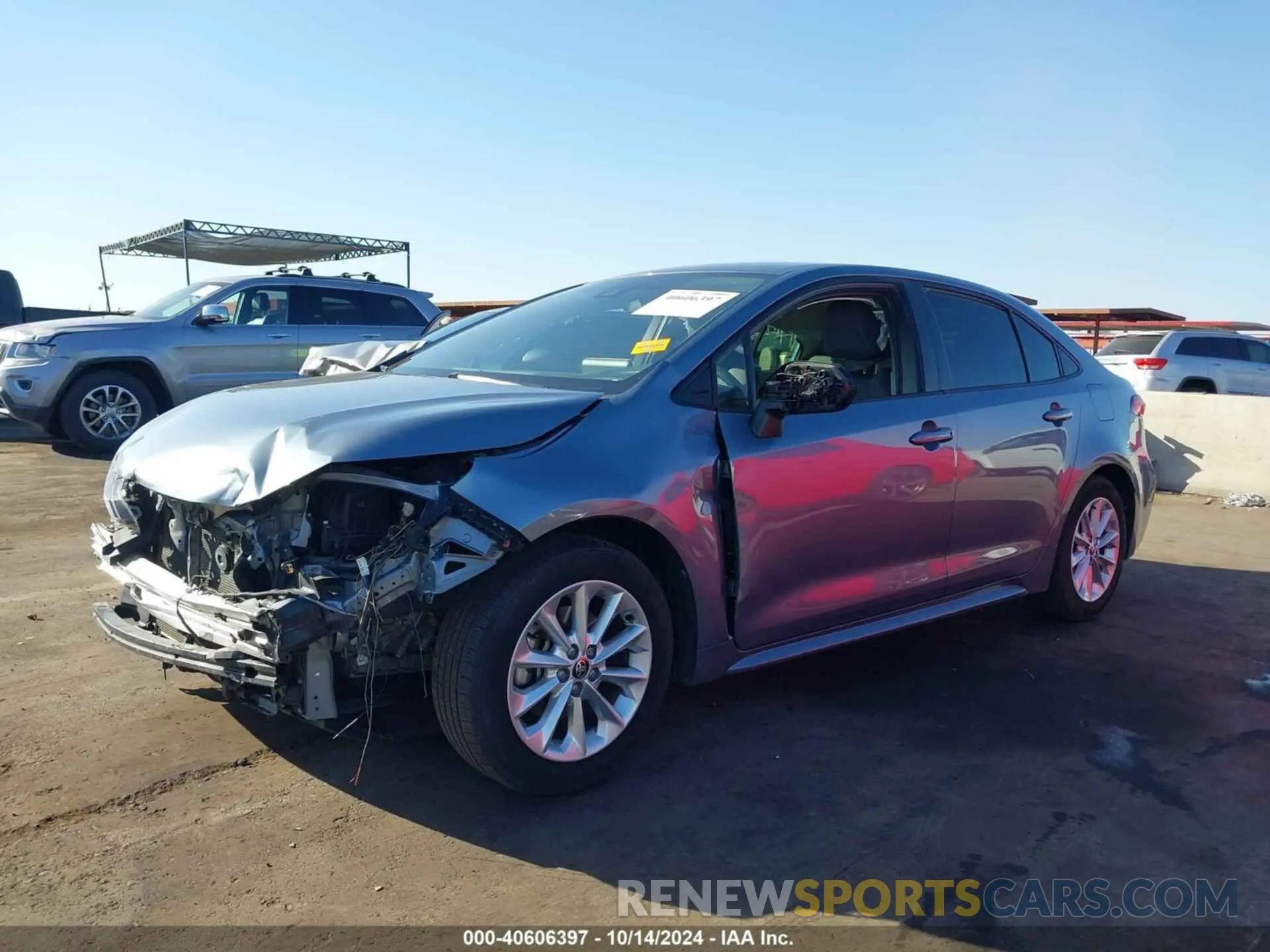 2 Photograph of a damaged car JTDVPMAE0MJ164996 TOYOTA COROLLA 2021