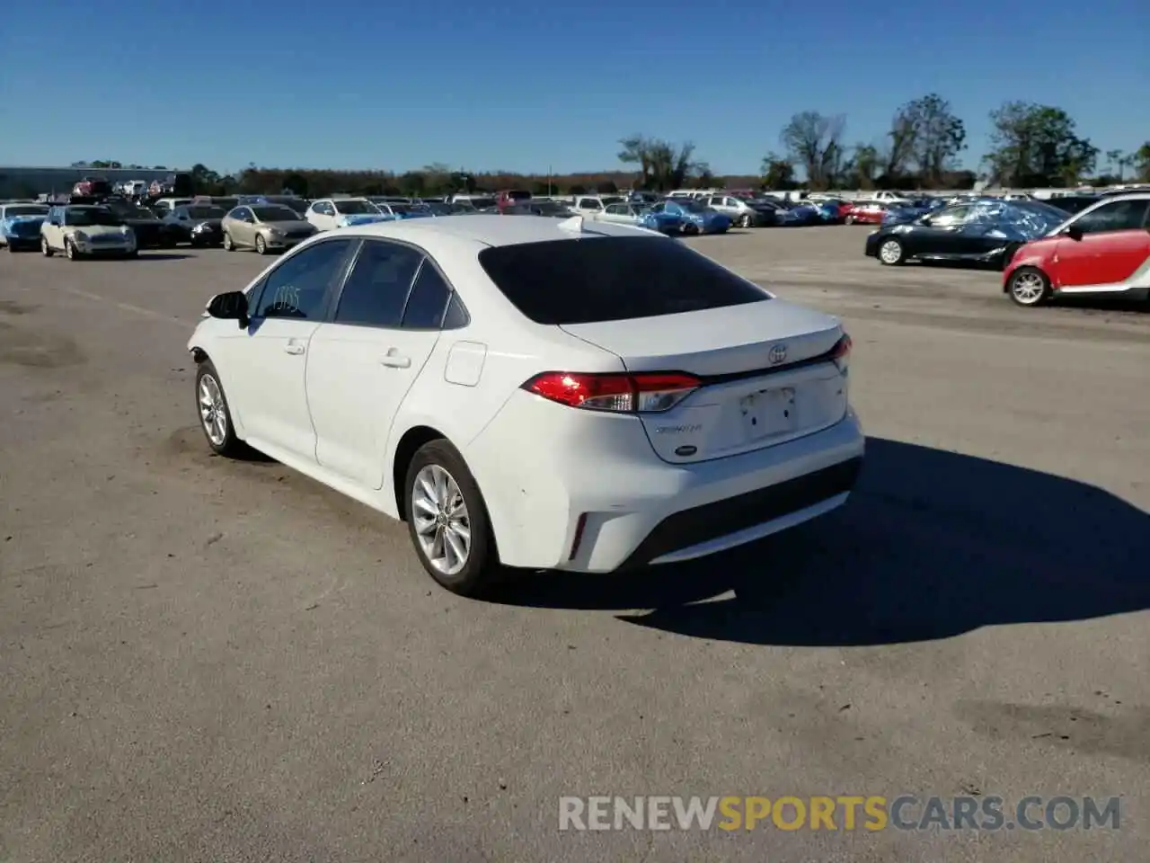 3 Photograph of a damaged car JTDVPMAE0MJ167638 TOYOTA COROLLA 2021