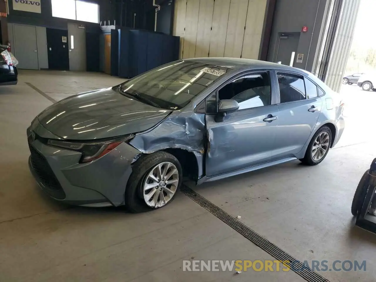 1 Photograph of a damaged car JTDVPMAE1MJ153425 TOYOTA COROLLA 2021
