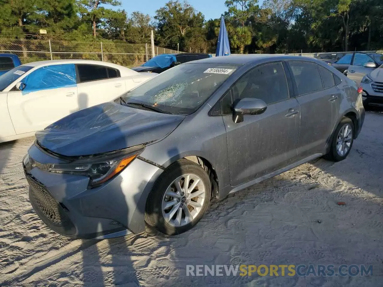 1 Photograph of a damaged car JTDVPMAE2MJ121759 TOYOTA COROLLA 2021