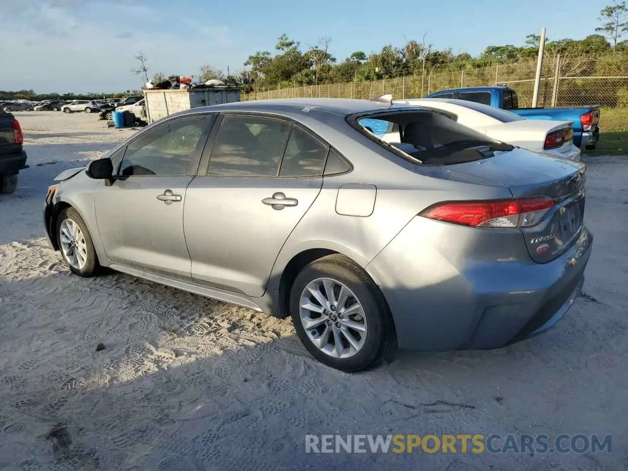 2 Photograph of a damaged car JTDVPMAE2MJ121759 TOYOTA COROLLA 2021