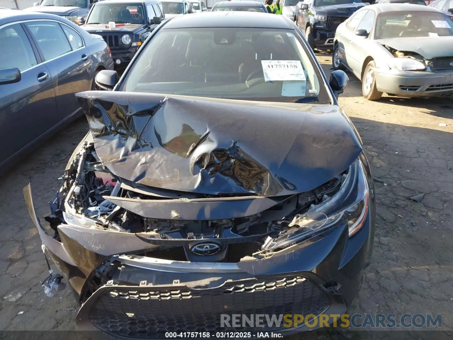 12 Photograph of a damaged car JTDVPMAE2MJ123219 TOYOTA COROLLA 2021