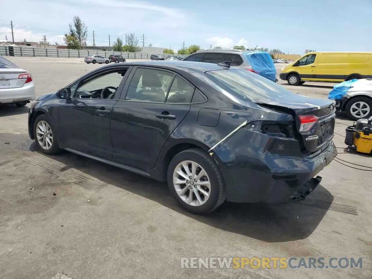 2 Photograph of a damaged car JTDVPMAE2MJ129408 TOYOTA COROLLA 2021