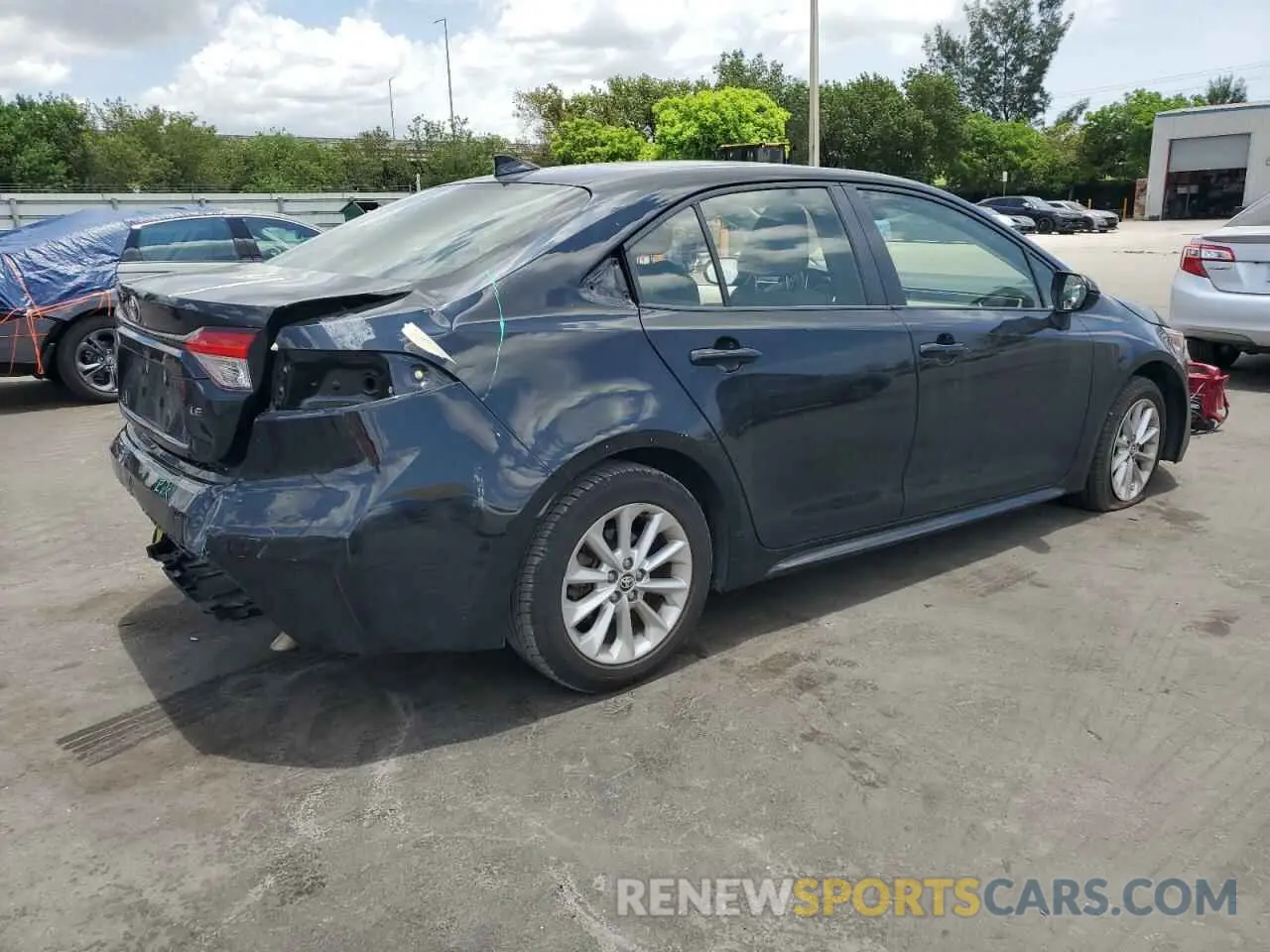 3 Photograph of a damaged car JTDVPMAE2MJ129408 TOYOTA COROLLA 2021