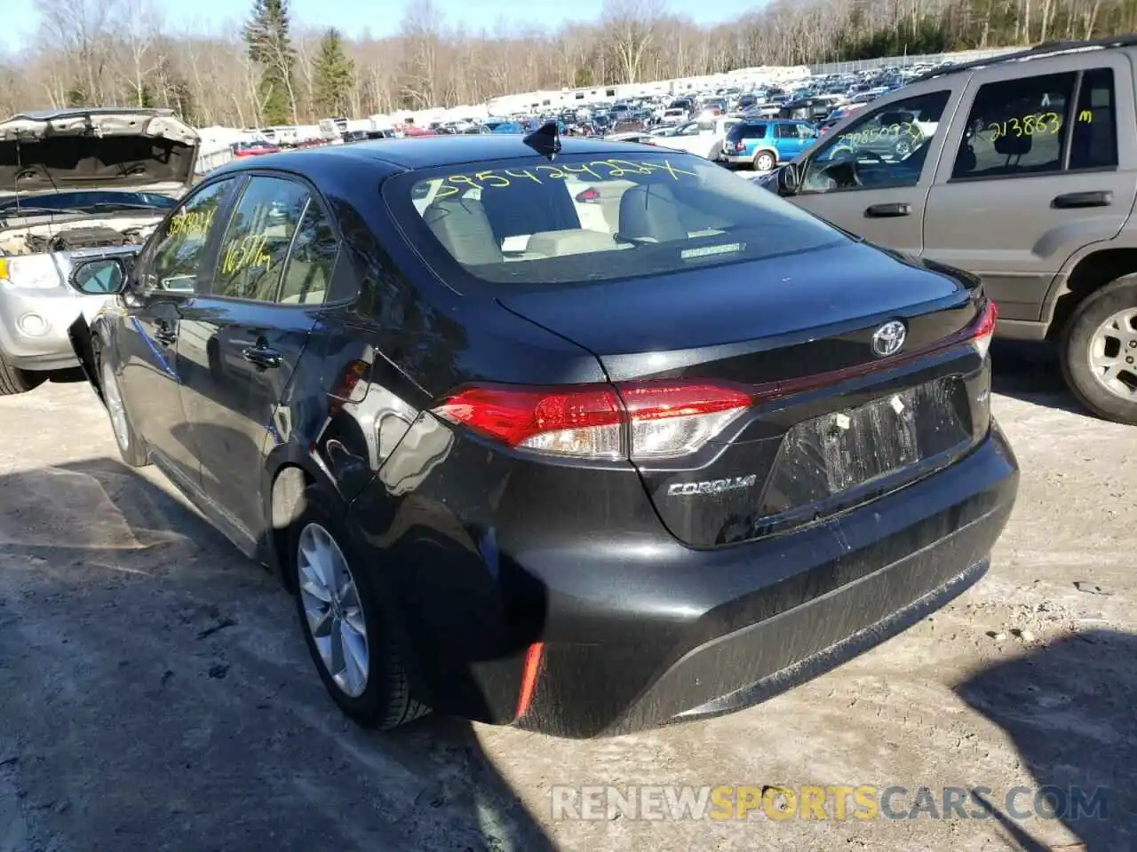 3 Photograph of a damaged car JTDVPMAE2MJ133829 TOYOTA COROLLA 2021