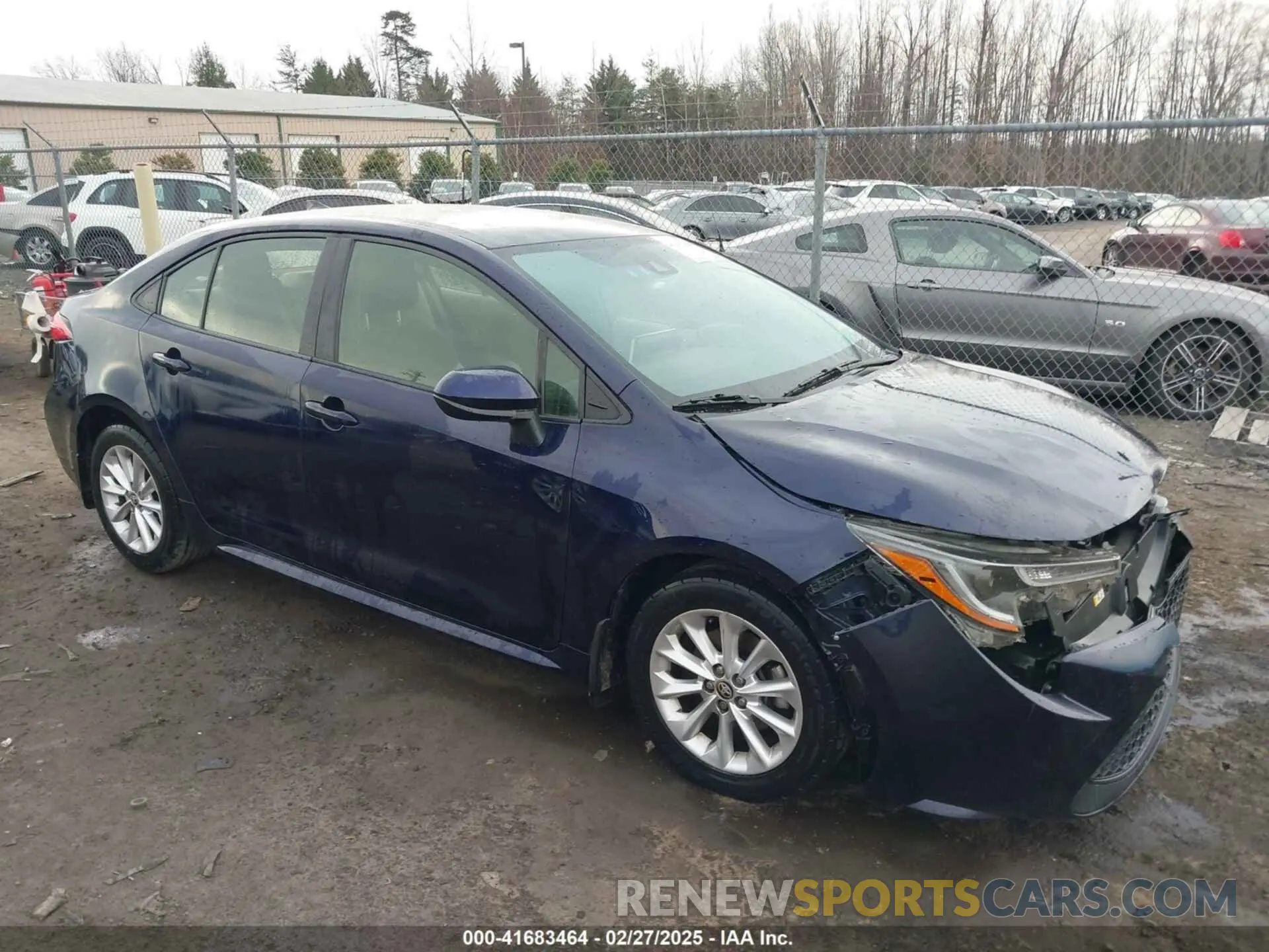 1 Photograph of a damaged car JTDVPMAE2MJ155121 TOYOTA COROLLA 2021