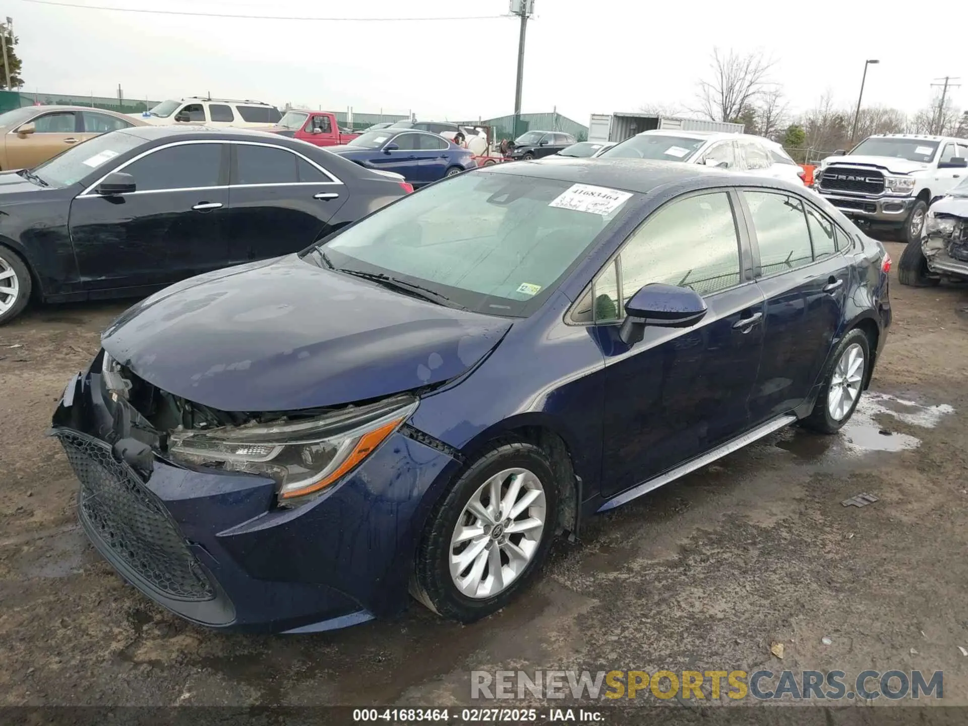 2 Photograph of a damaged car JTDVPMAE2MJ155121 TOYOTA COROLLA 2021