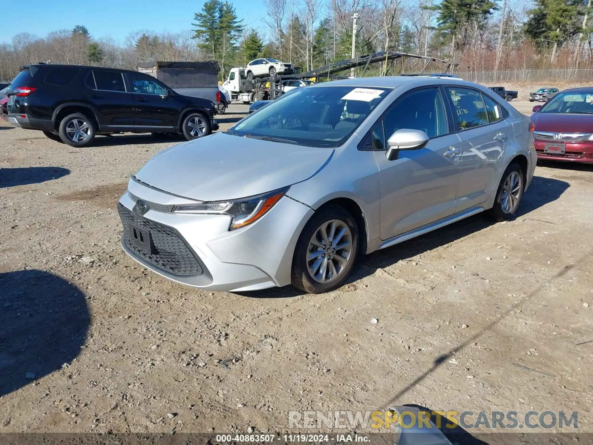 2 Photograph of a damaged car JTDVPMAE2MJ172436 TOYOTA COROLLA 2021