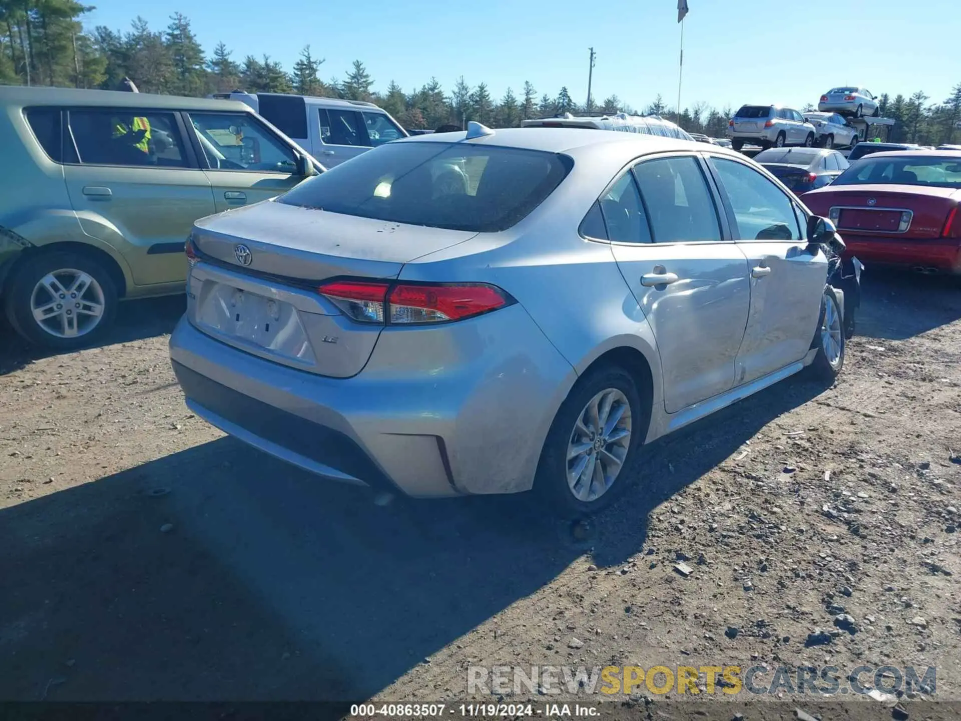 4 Photograph of a damaged car JTDVPMAE2MJ172436 TOYOTA COROLLA 2021