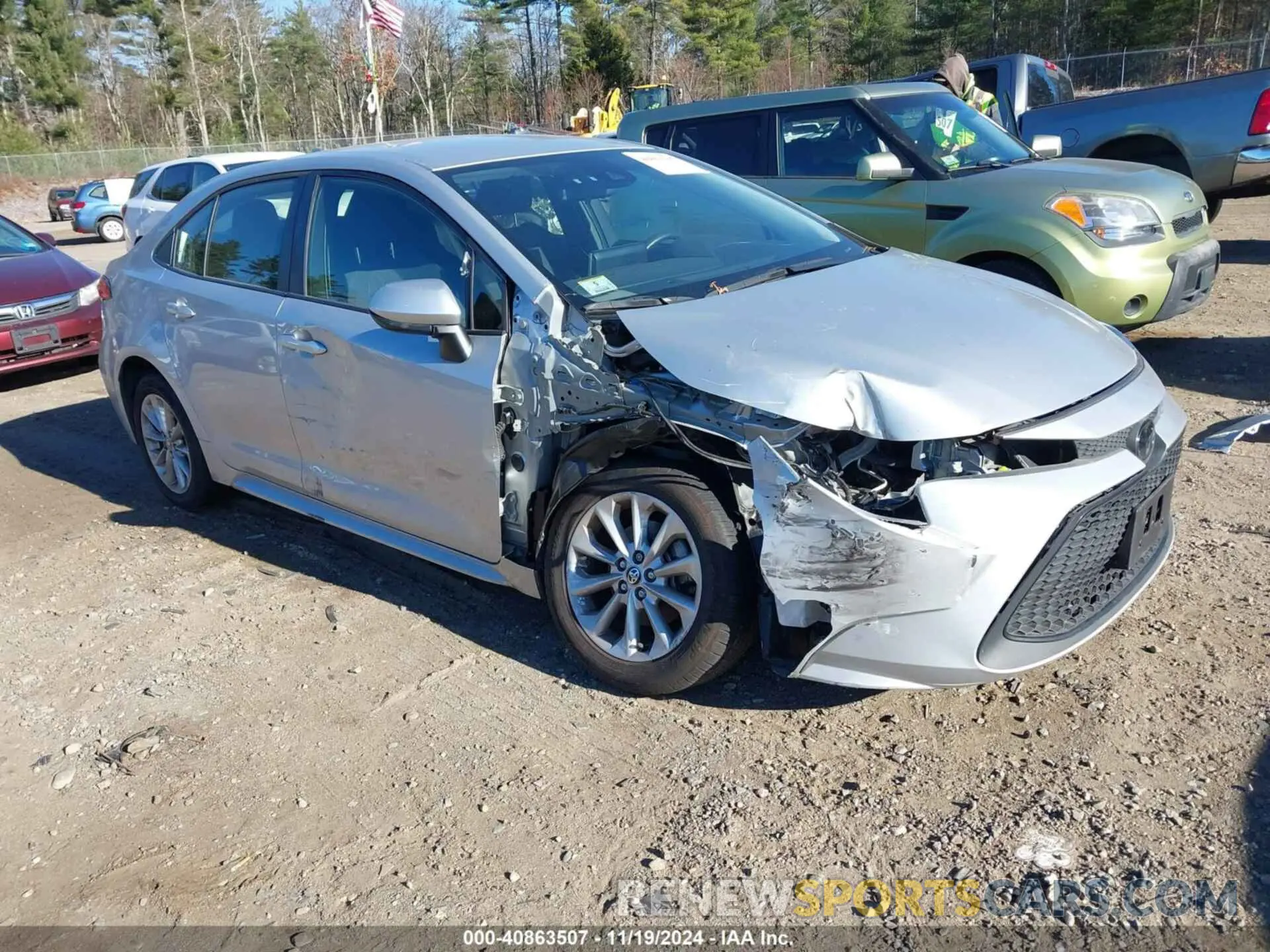 6 Photograph of a damaged car JTDVPMAE2MJ172436 TOYOTA COROLLA 2021