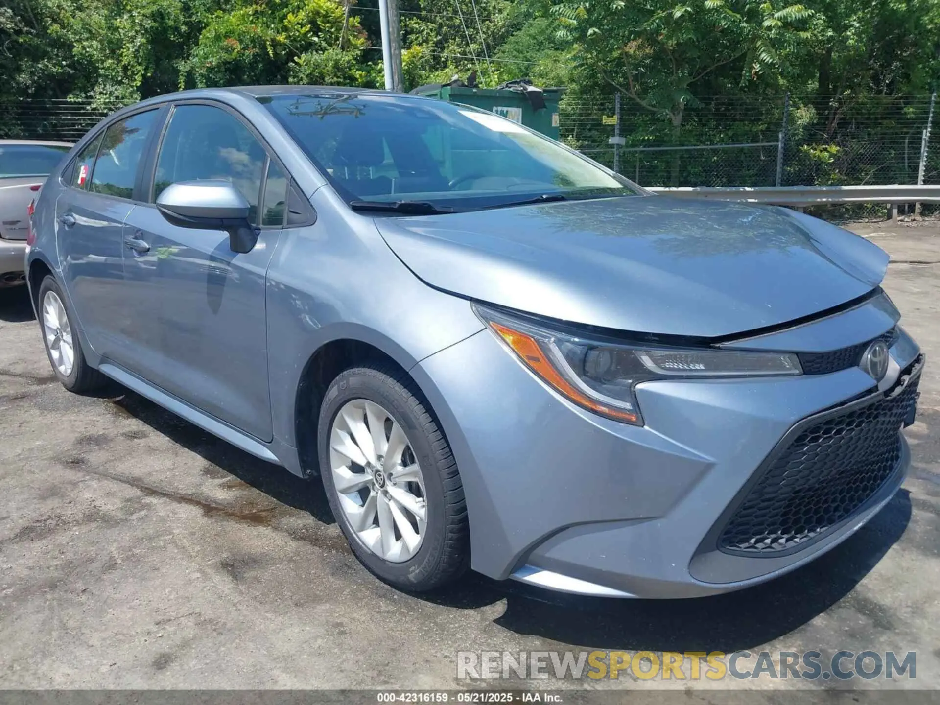 1 Photograph of a damaged car JTDVPMAE3MJ135931 TOYOTA COROLLA 2021