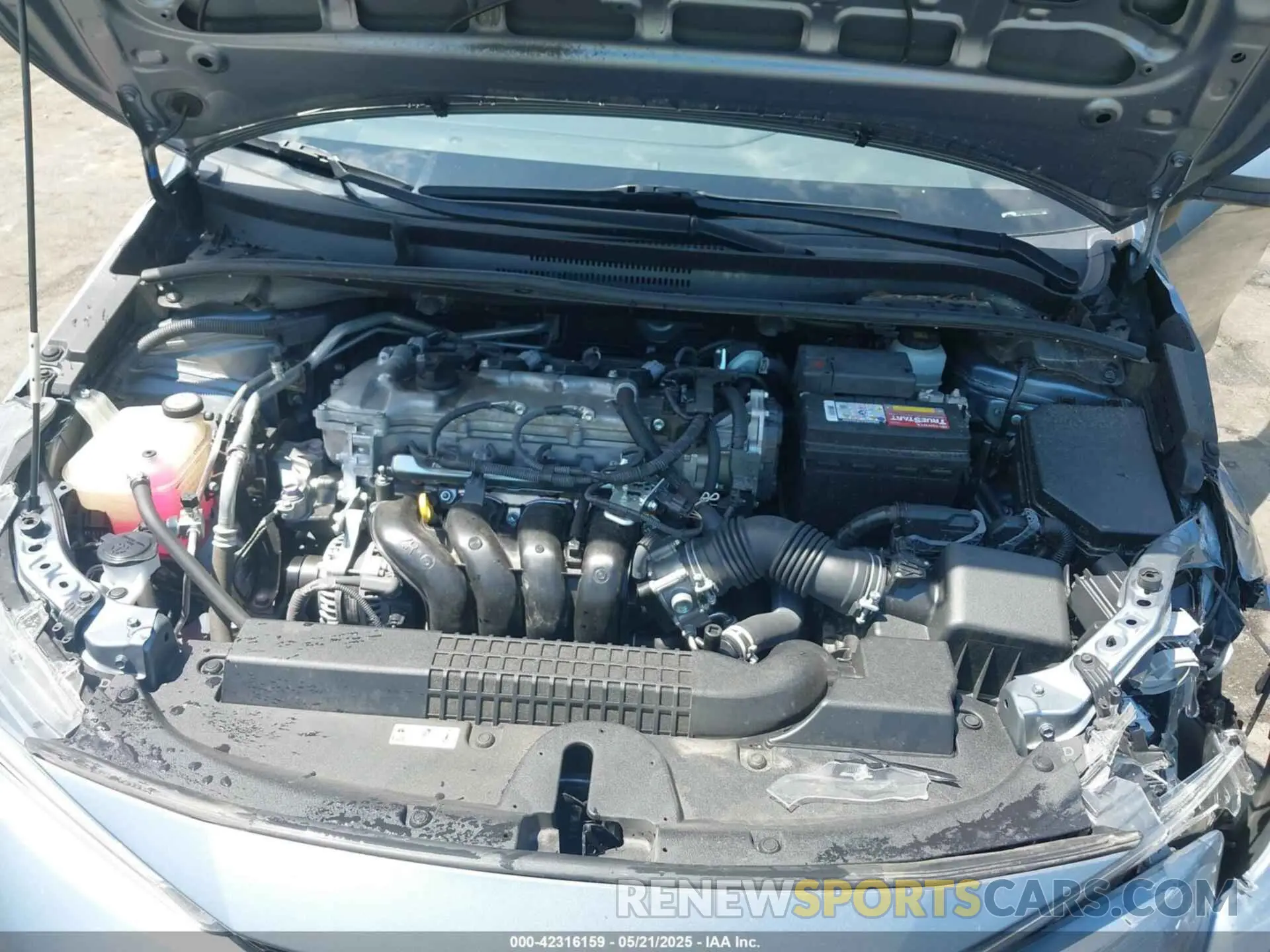 10 Photograph of a damaged car JTDVPMAE3MJ135931 TOYOTA COROLLA 2021
