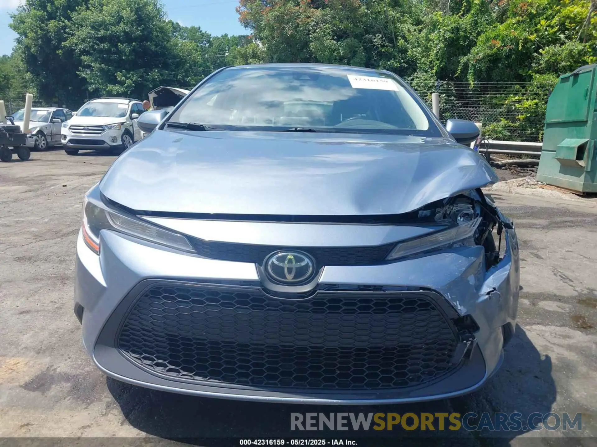 12 Photograph of a damaged car JTDVPMAE3MJ135931 TOYOTA COROLLA 2021