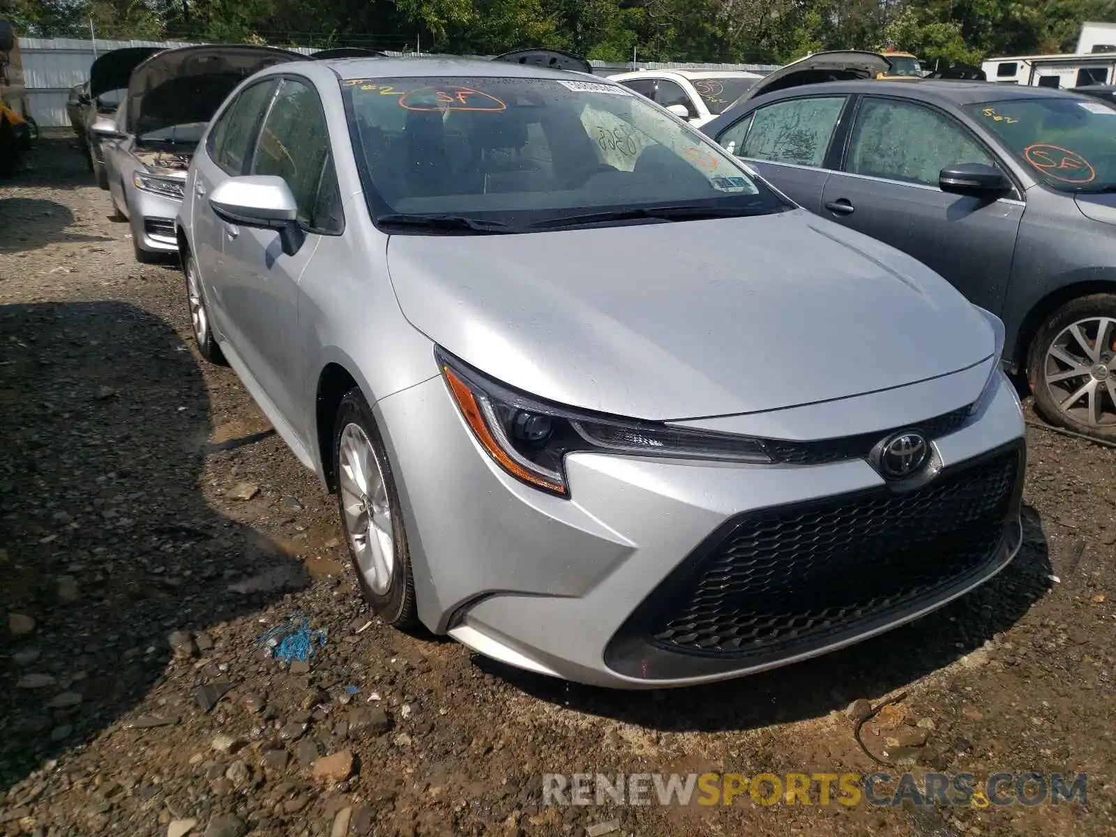 1 Photograph of a damaged car JTDVPMAE3MJ139056 TOYOTA COROLLA 2021