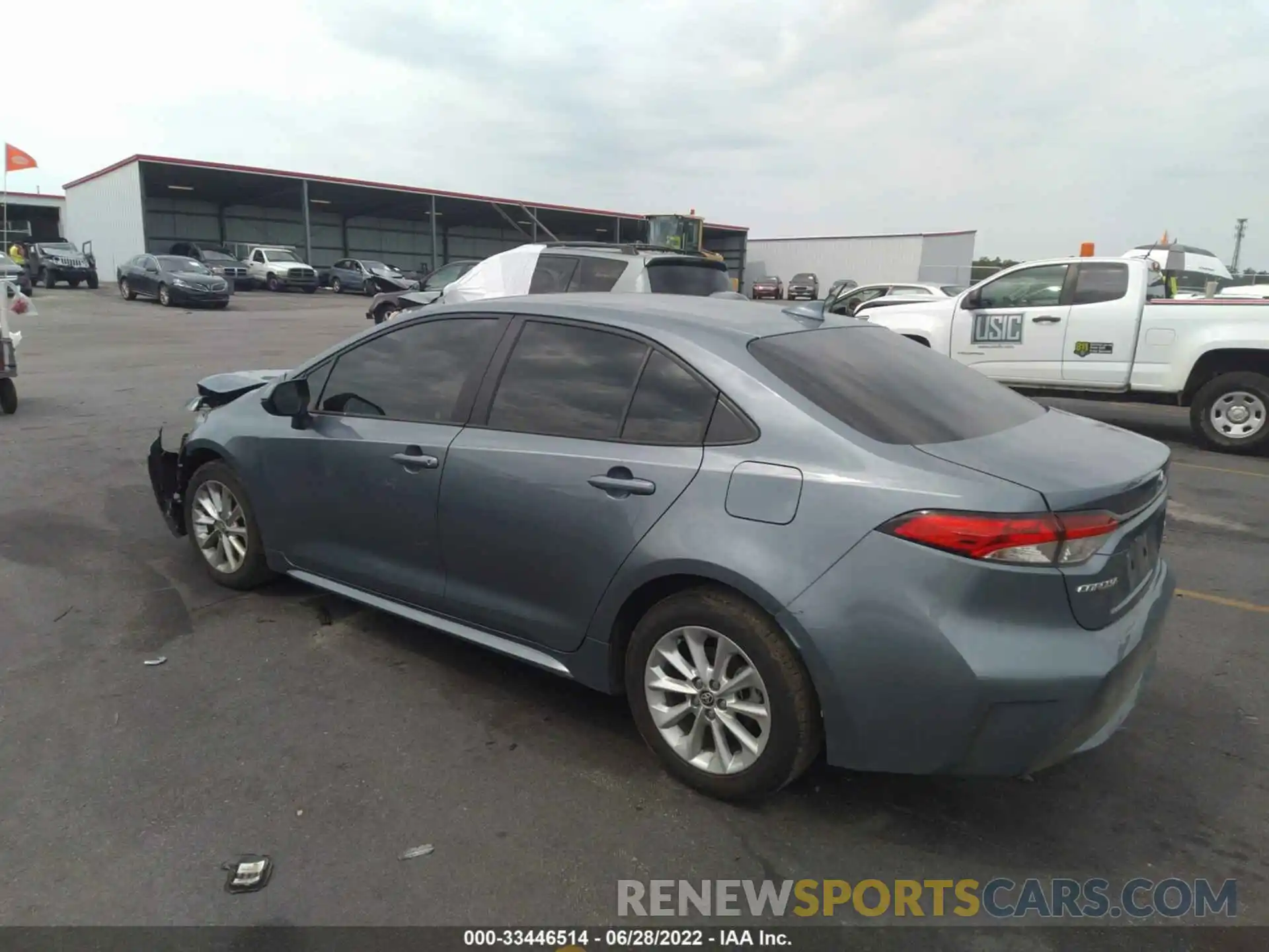 3 Photograph of a damaged car JTDVPMAE4MJ120600 TOYOTA COROLLA 2021