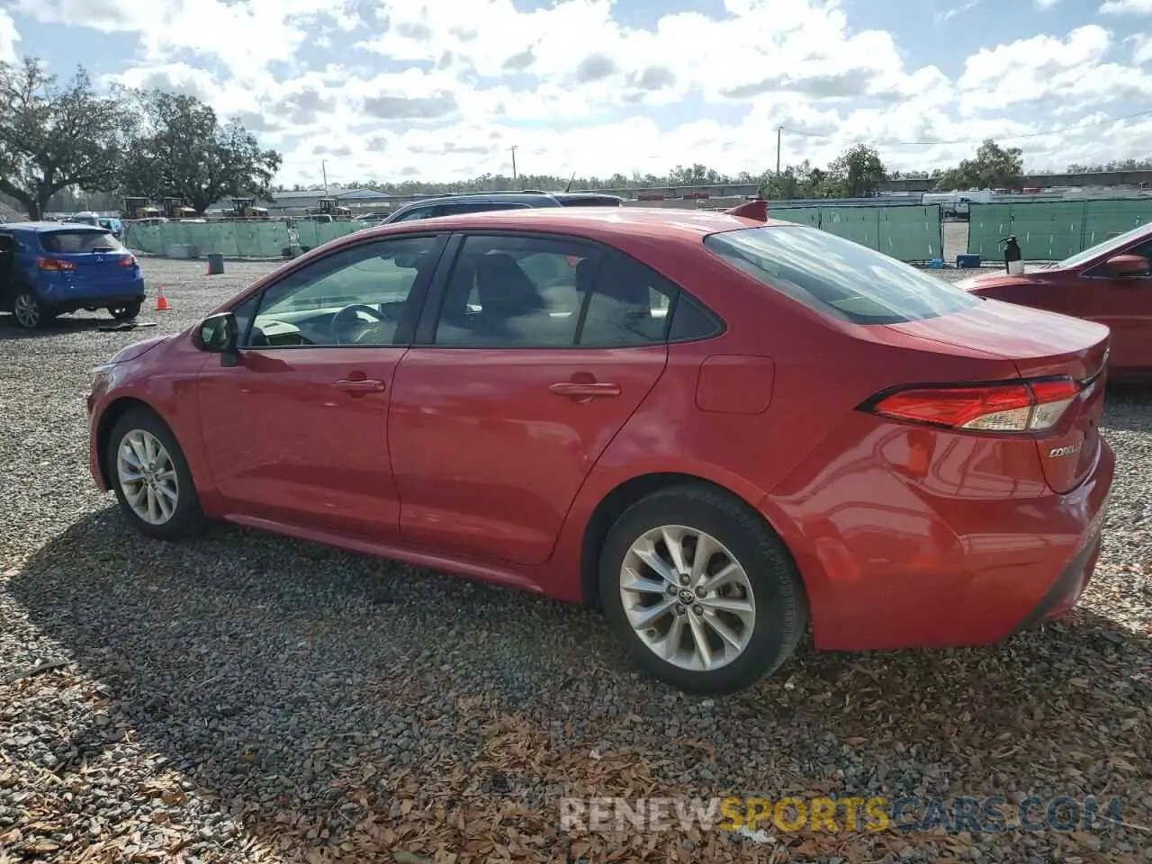 2 Photograph of a damaged car JTDVPMAE4MJ121486 TOYOTA COROLLA 2021