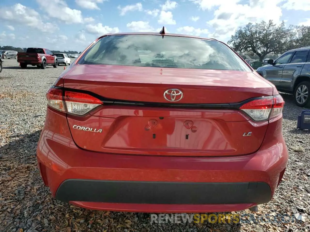 6 Photograph of a damaged car JTDVPMAE4MJ121486 TOYOTA COROLLA 2021