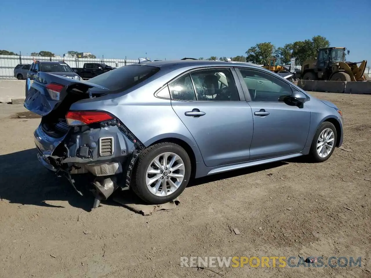 3 Photograph of a damaged car JTDVPMAE4MJ157551 TOYOTA COROLLA 2021