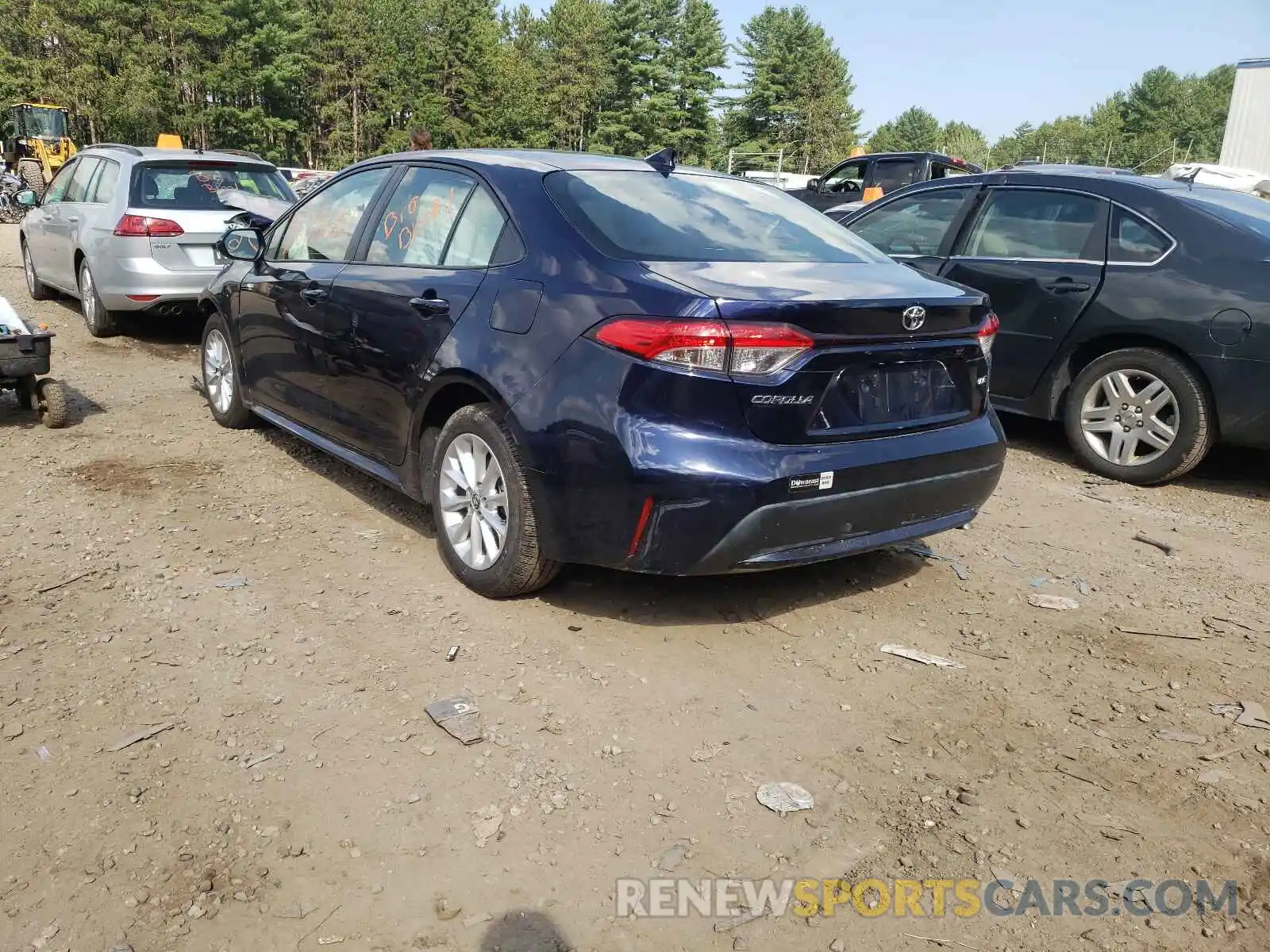 3 Photograph of a damaged car JTDVPMAE5MJ129595 TOYOTA COROLLA 2021