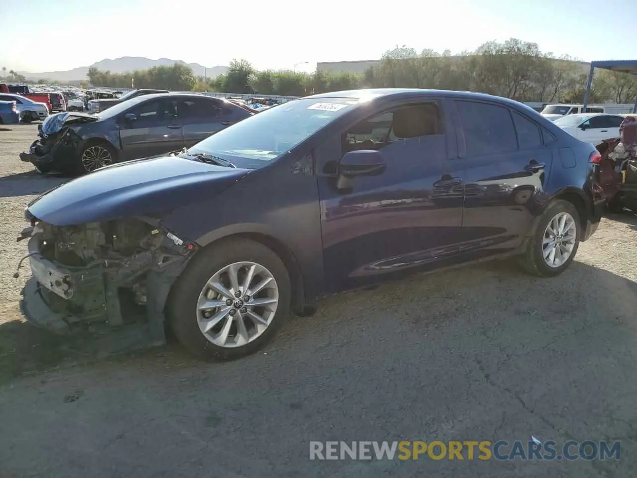 1 Photograph of a damaged car JTDVPMAE5MJ134845 TOYOTA COROLLA 2021