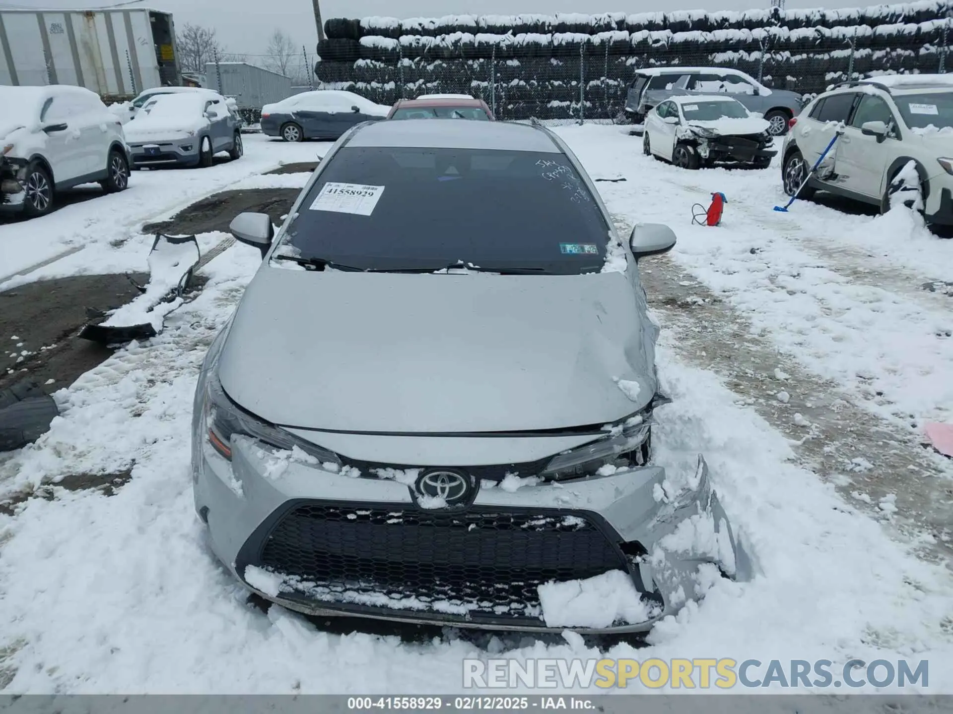 12 Photograph of a damaged car JTDVPMAE5MJ136448 TOYOTA COROLLA 2021