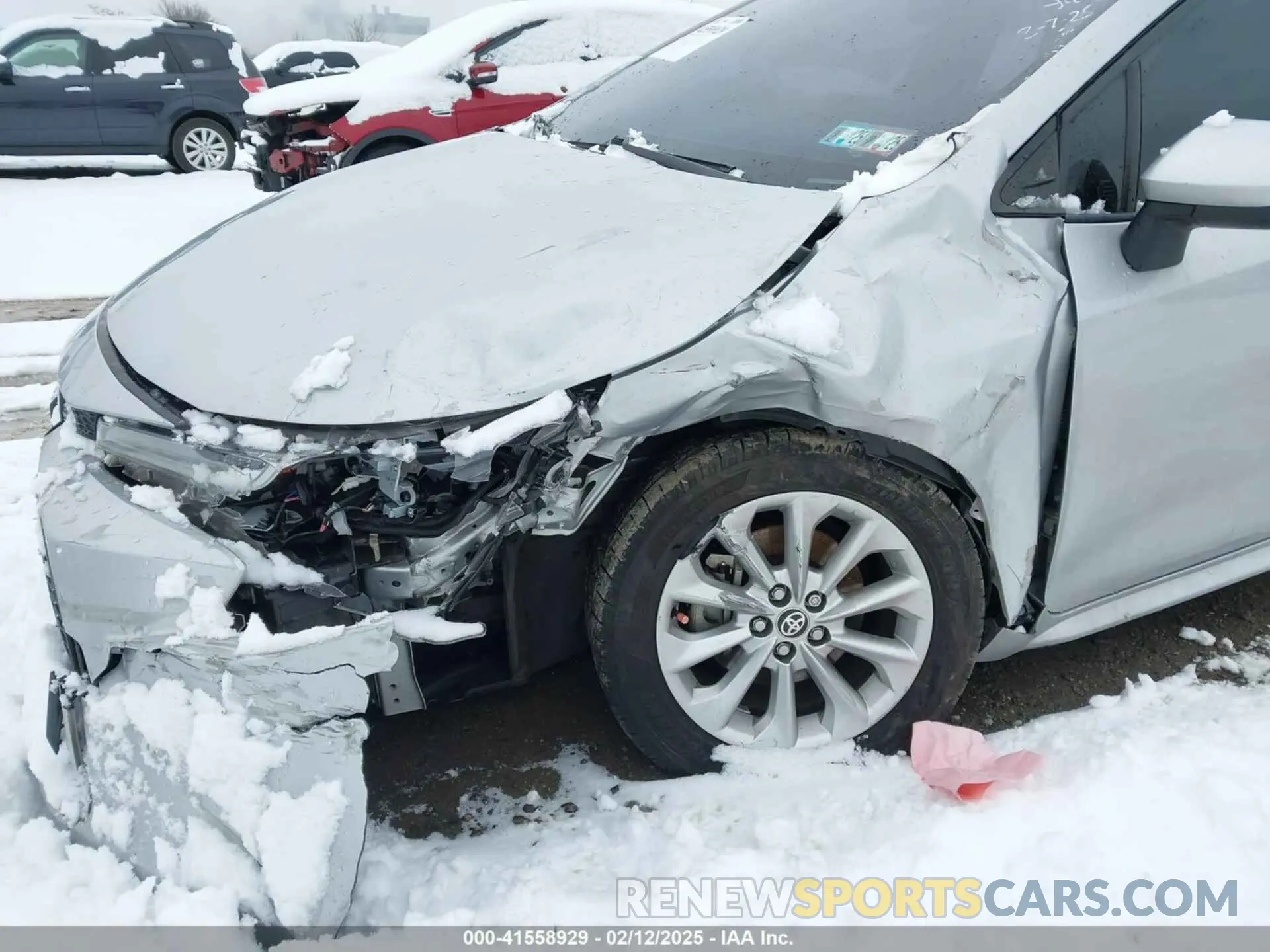 6 Photograph of a damaged car JTDVPMAE5MJ136448 TOYOTA COROLLA 2021