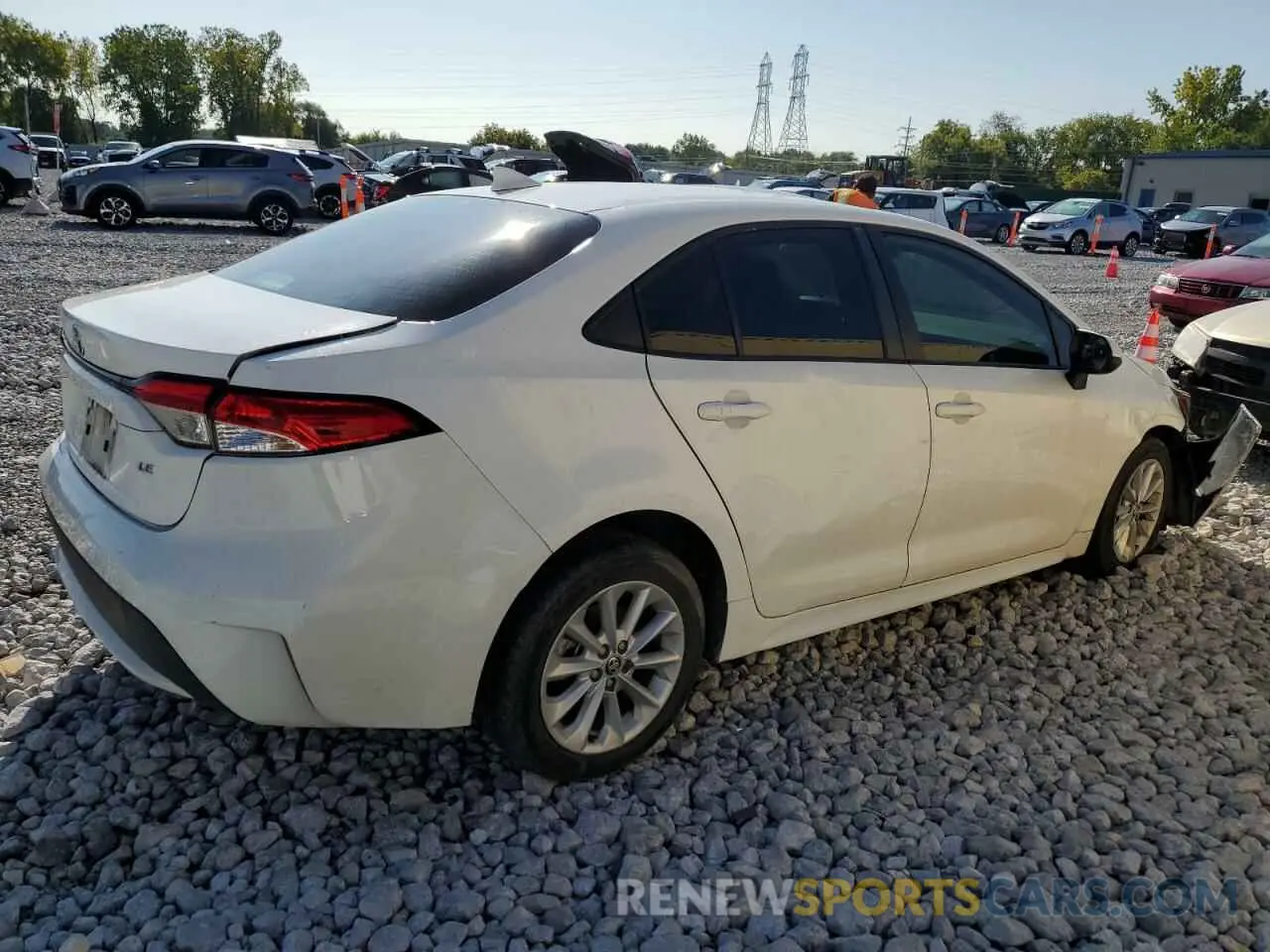3 Photograph of a damaged car JTDVPMAE5MJ153749 TOYOTA COROLLA 2021