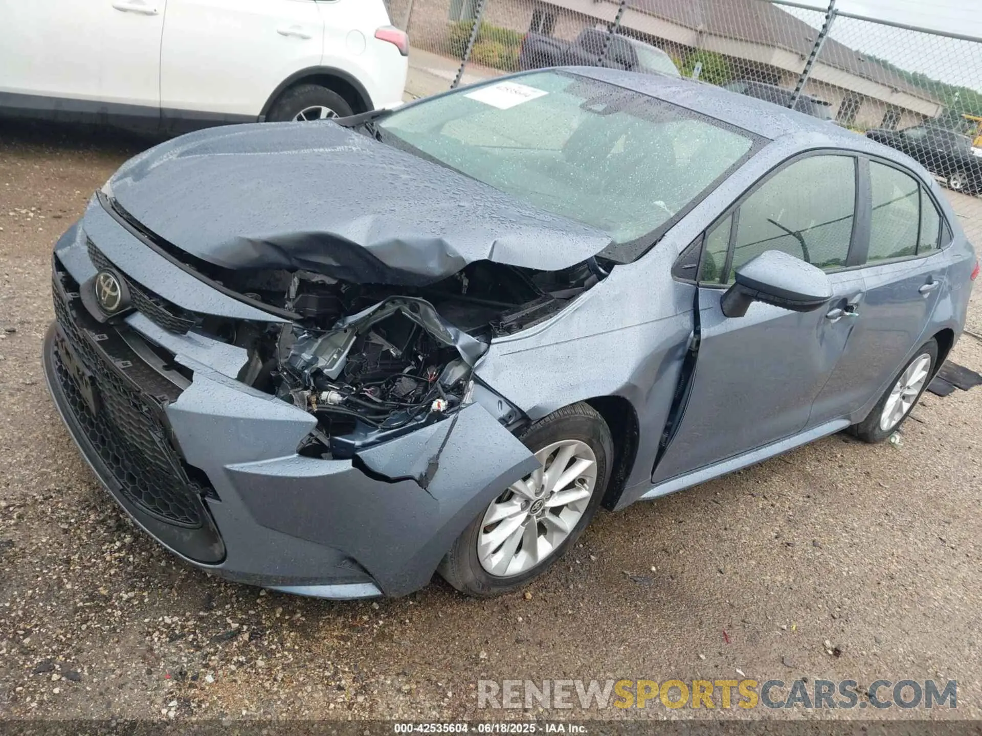 2 Photograph of a damaged car JTDVPMAE5MJ165268 TOYOTA COROLLA 2021