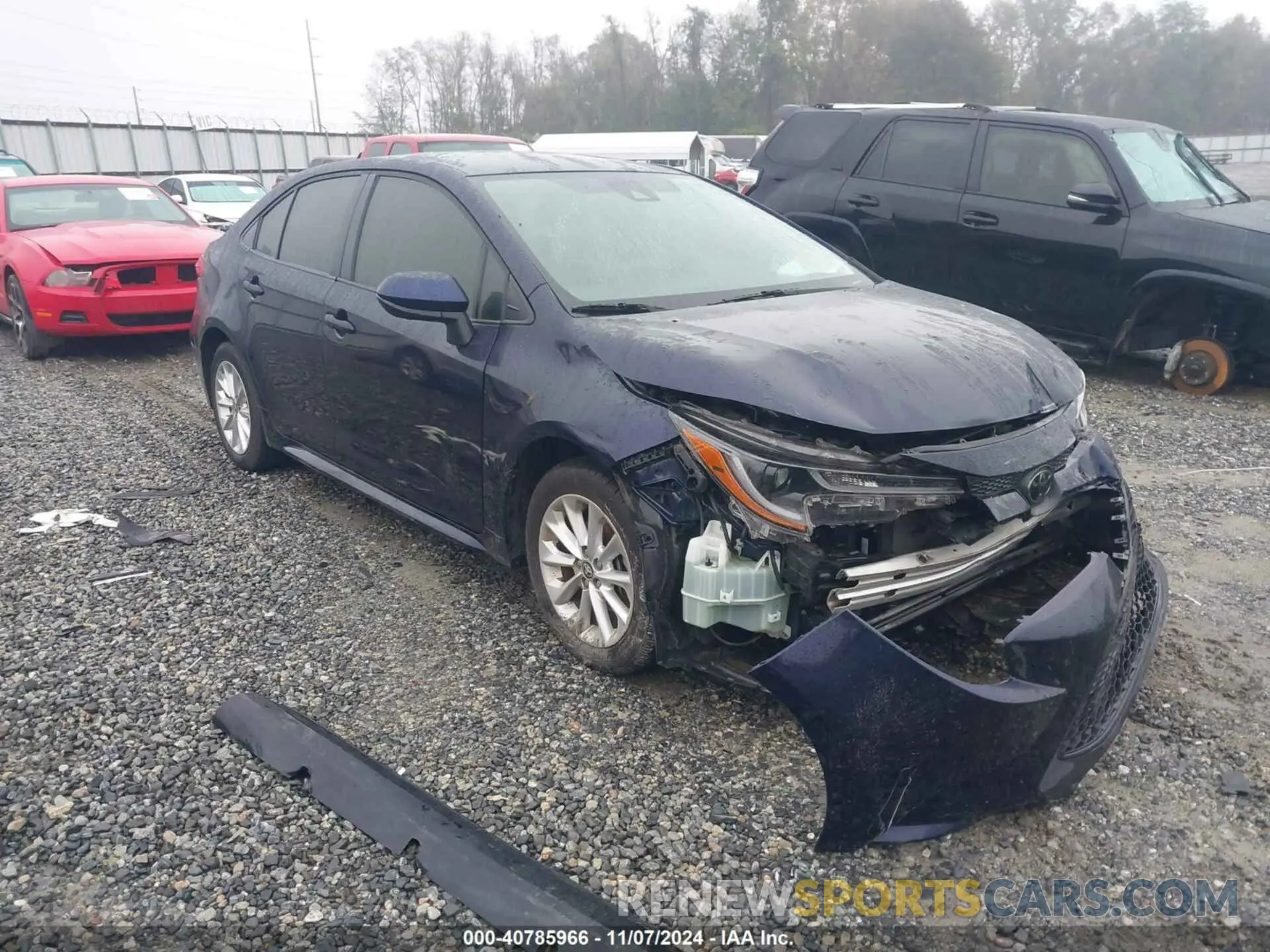 1 Photograph of a damaged car JTDVPMAE6MJ177963 TOYOTA COROLLA 2021