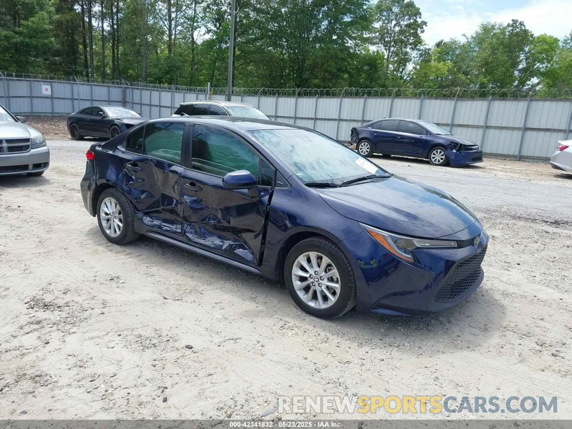 1 Photograph of a damaged car JTDVPMAE7MJ123362 TOYOTA COROLLA 2021