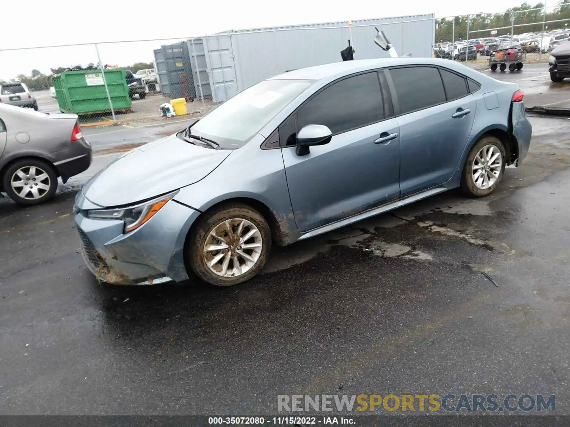 2 Photograph of a damaged car JTDVPMAE7MJ123653 TOYOTA COROLLA 2021