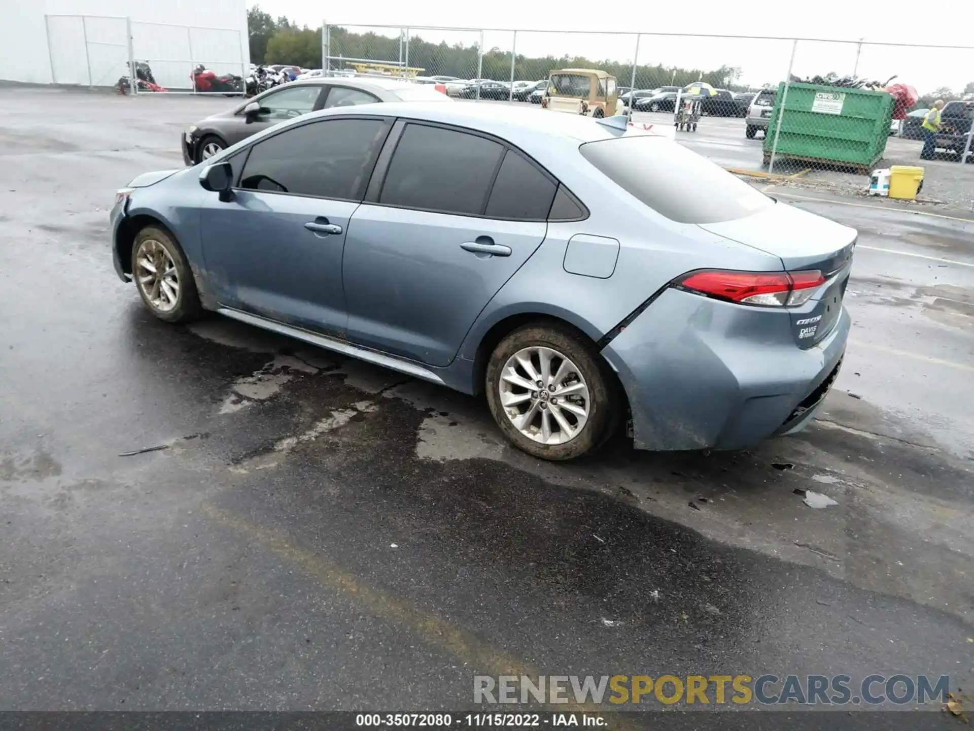 3 Photograph of a damaged car JTDVPMAE7MJ123653 TOYOTA COROLLA 2021