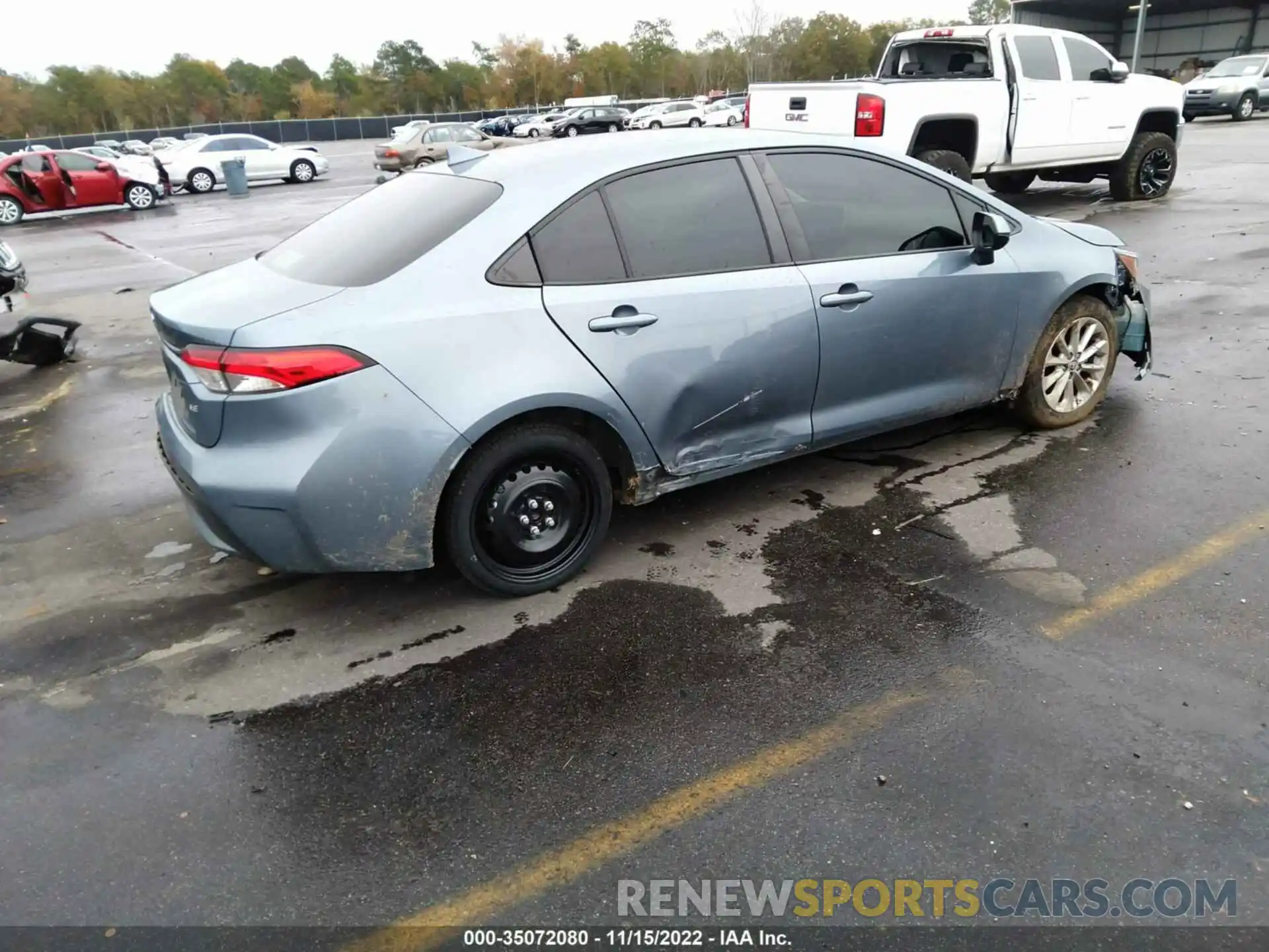 4 Photograph of a damaged car JTDVPMAE7MJ123653 TOYOTA COROLLA 2021