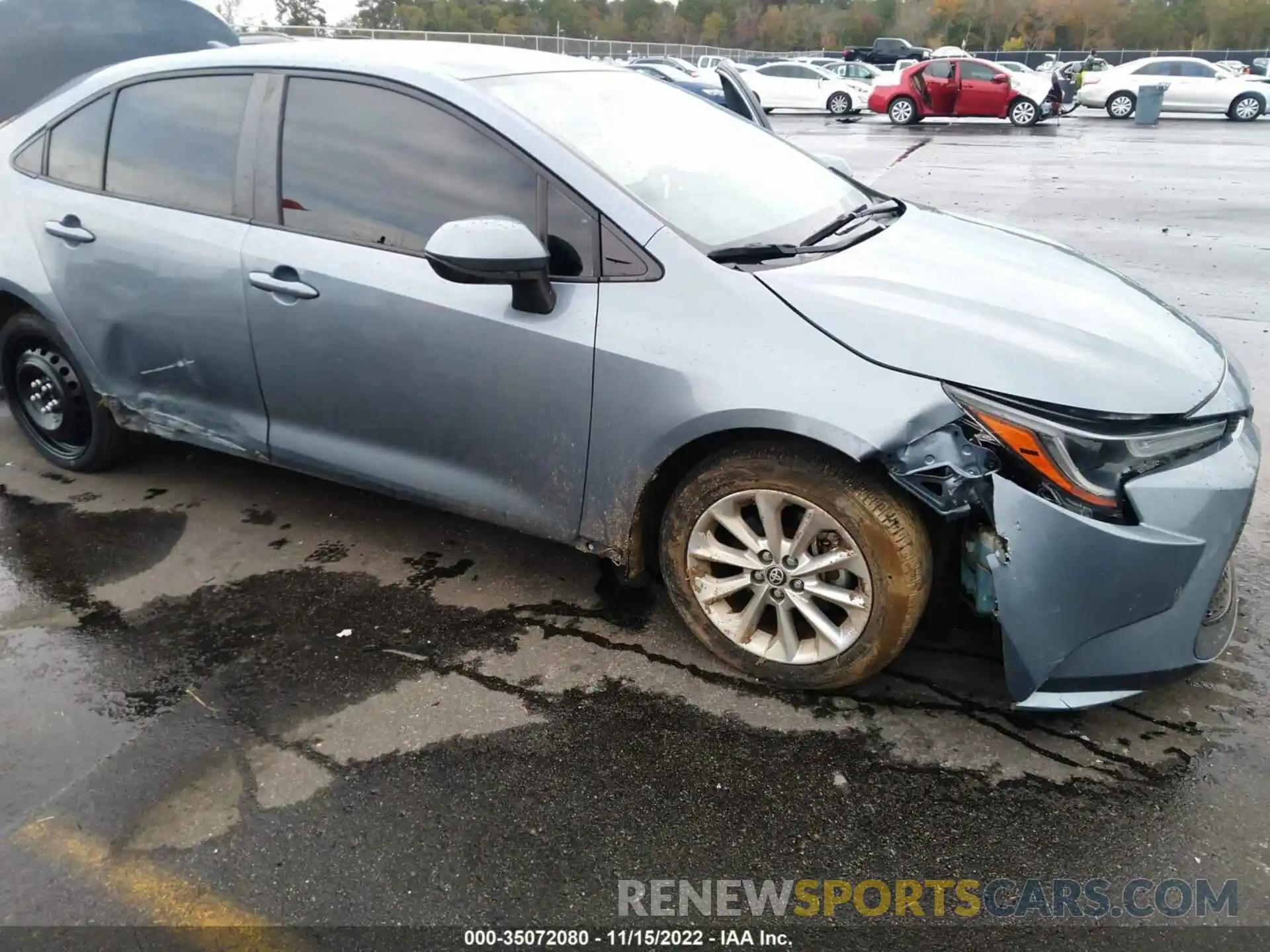 6 Photograph of a damaged car JTDVPMAE7MJ123653 TOYOTA COROLLA 2021