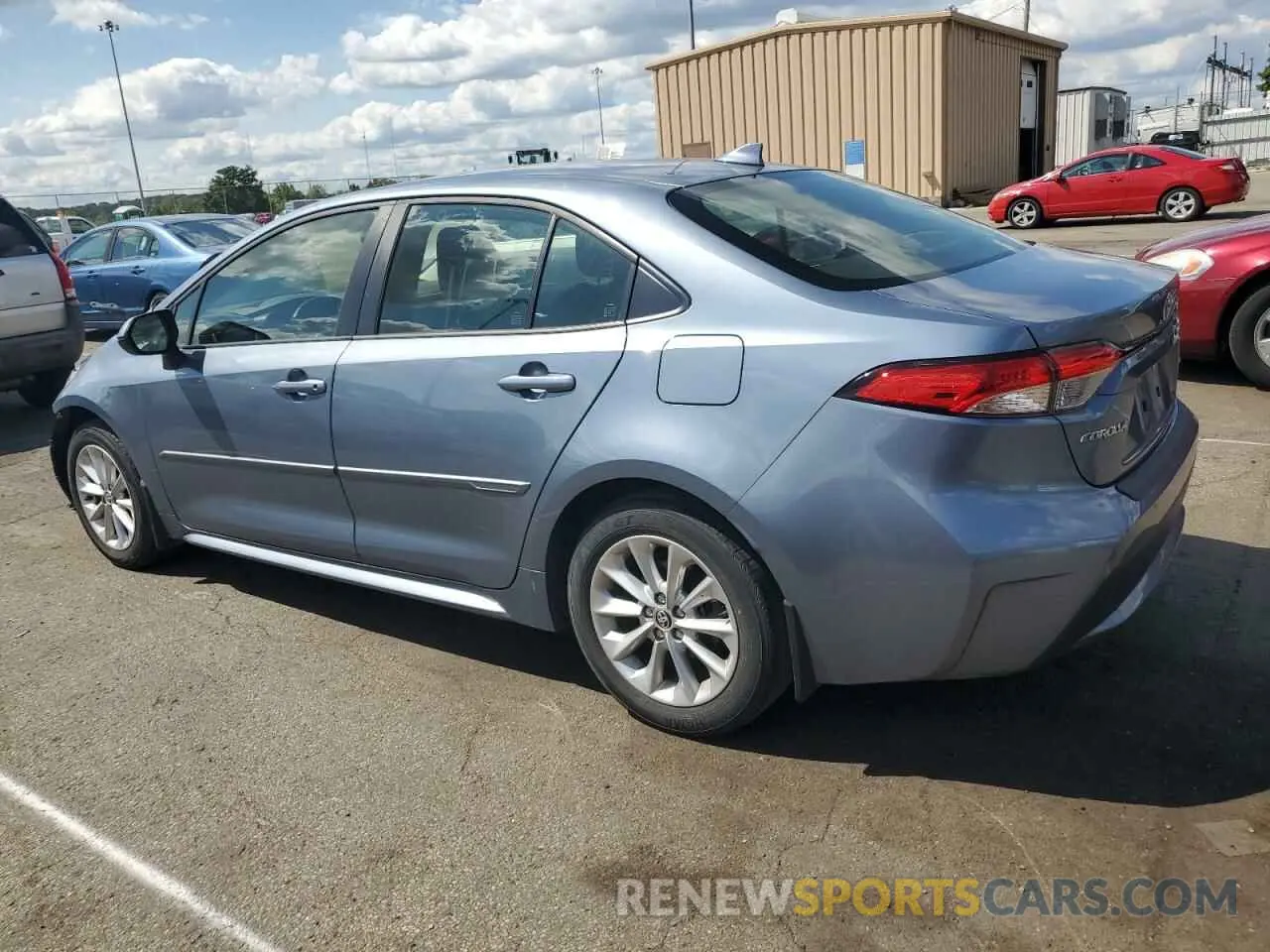 2 Photograph of a damaged car JTDVPMAE7MJ136371 TOYOTA COROLLA 2021