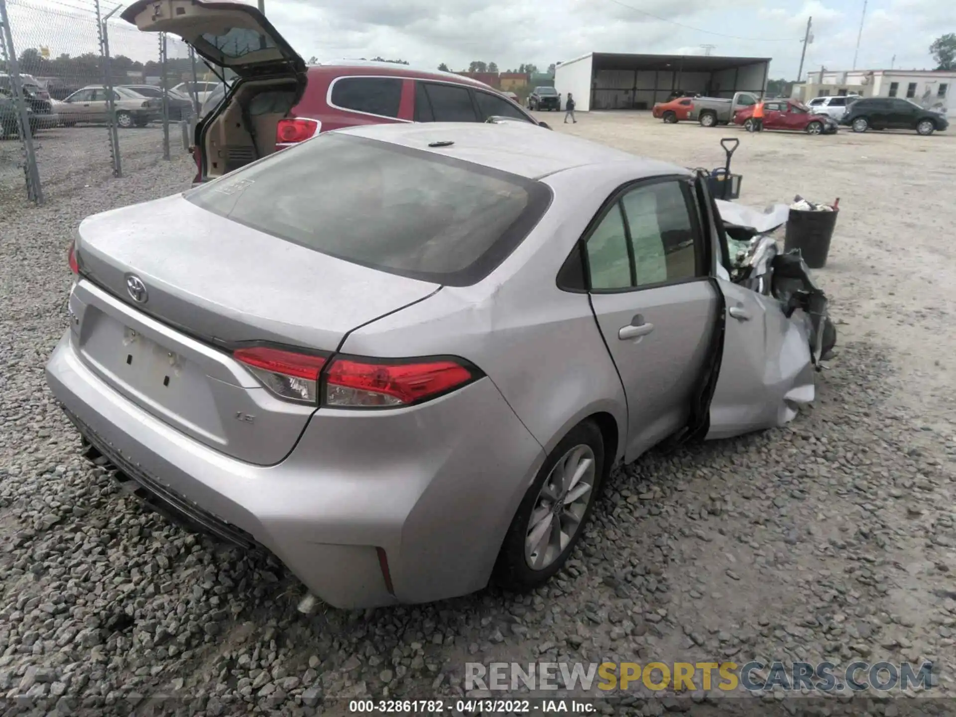 4 Photograph of a damaged car JTDVPMAE7MJ158595 TOYOTA COROLLA 2021