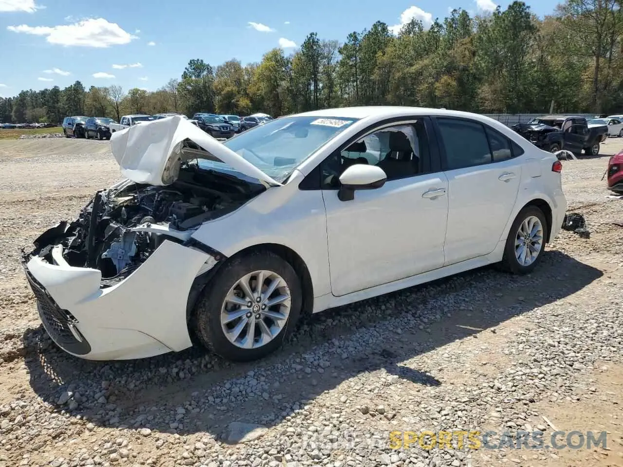 1 Photograph of a damaged car JTDVPMAE7MJ162310 TOYOTA COROLLA 2021